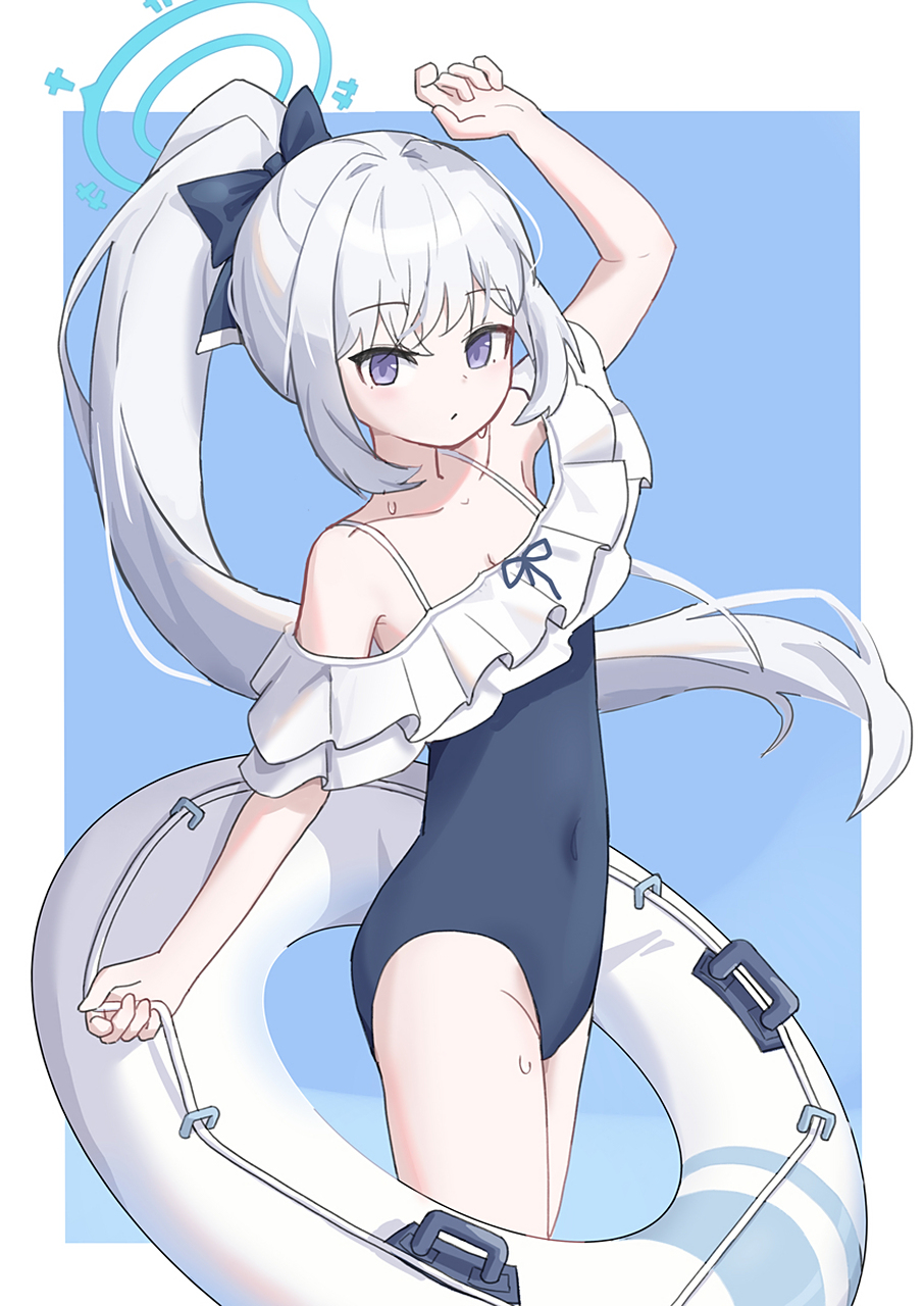 泳装月雪宫子#二次元美图#  画师:930921 pixiv:109617225