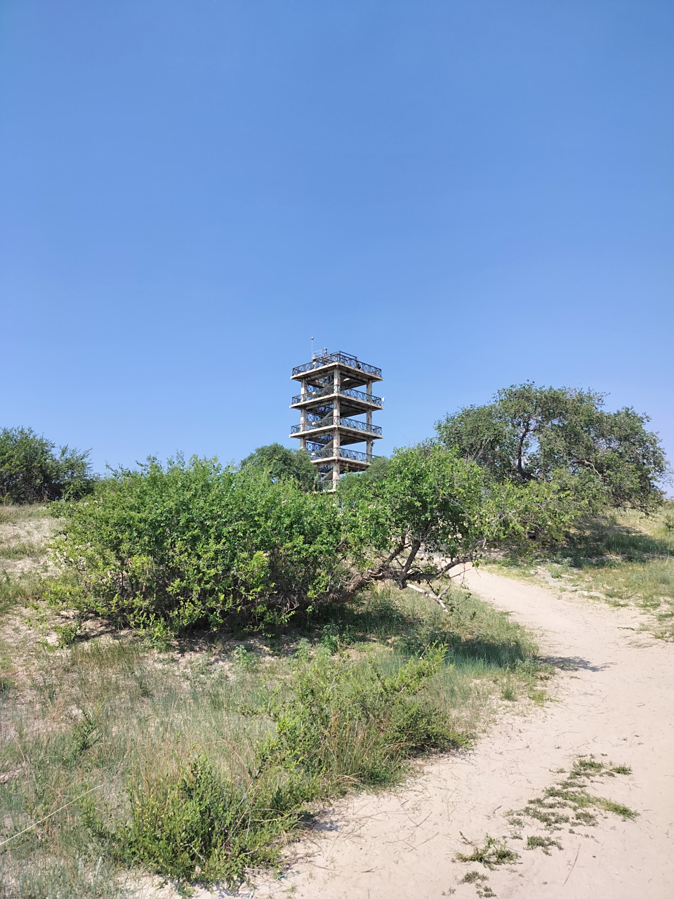 吉林省;白城市,向海镇揽海阁.