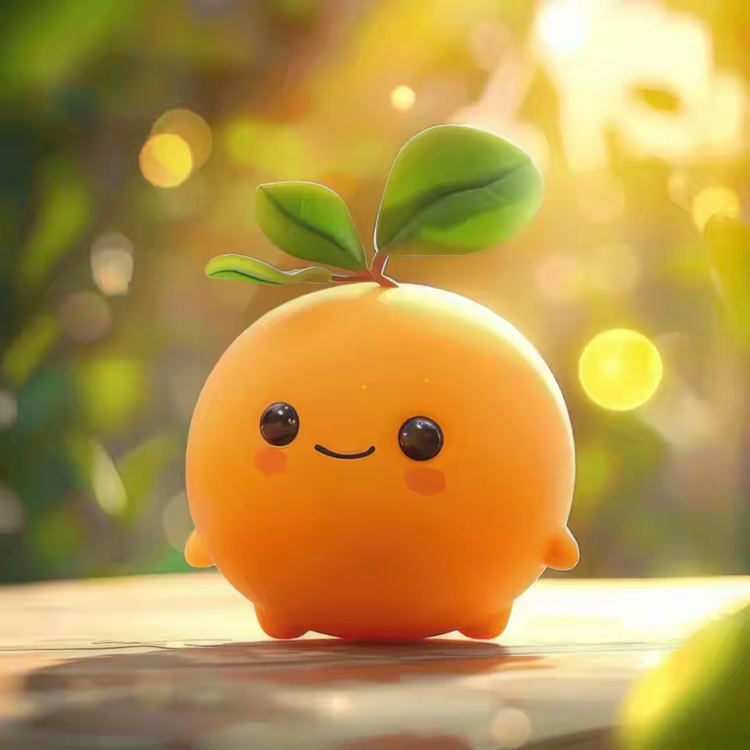 换上这个软萌小橙子头像,好运缠身!祝你生活圆圆满满,万事心想事成!