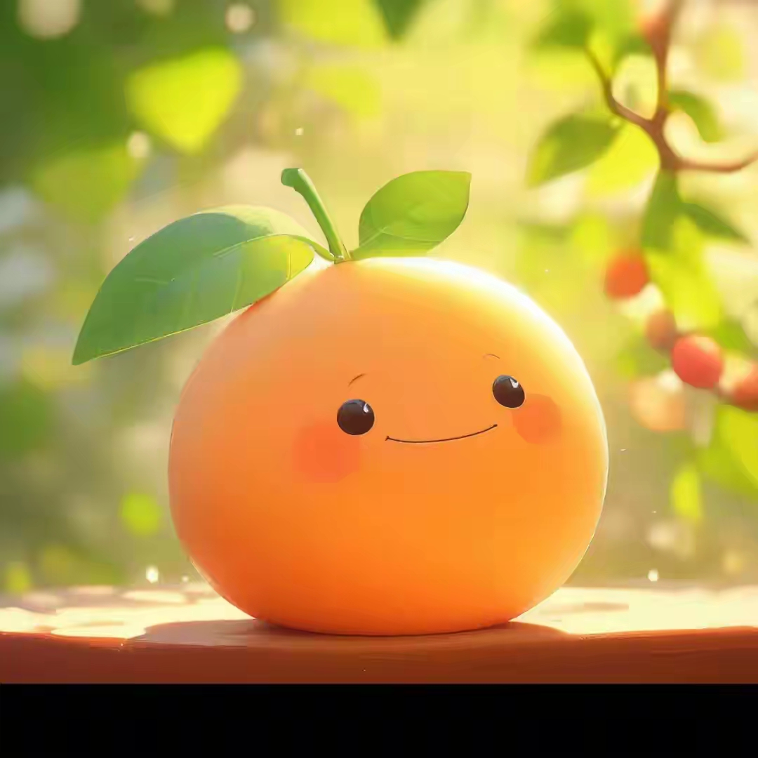 换上这个软萌小橙子头像,好运缠身!祝你生活圆圆满满,万事心想事成!