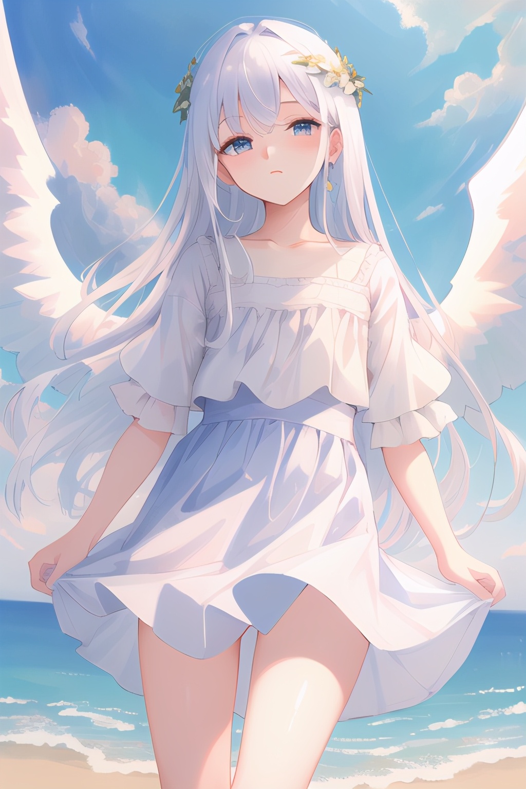 天使之翼,洁白无瑕.