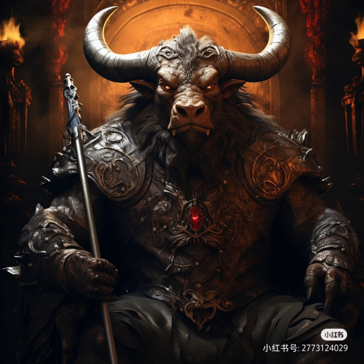 曾几何时,这牛魔王踏平山川,横扫妖魔.而今,他静坐王座,眼藏风云