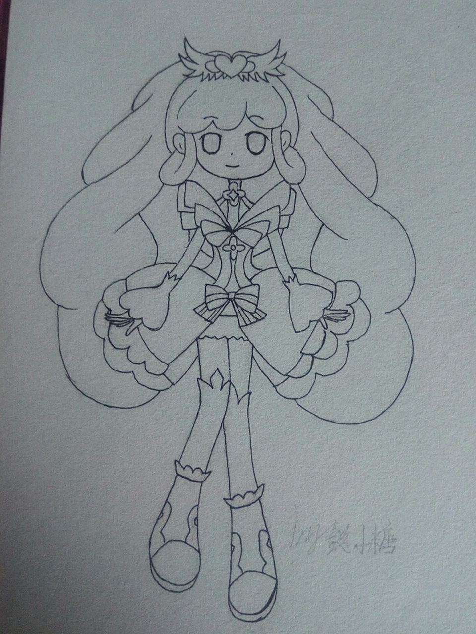 如果不是我画,我都不相信这是千韩,画残了