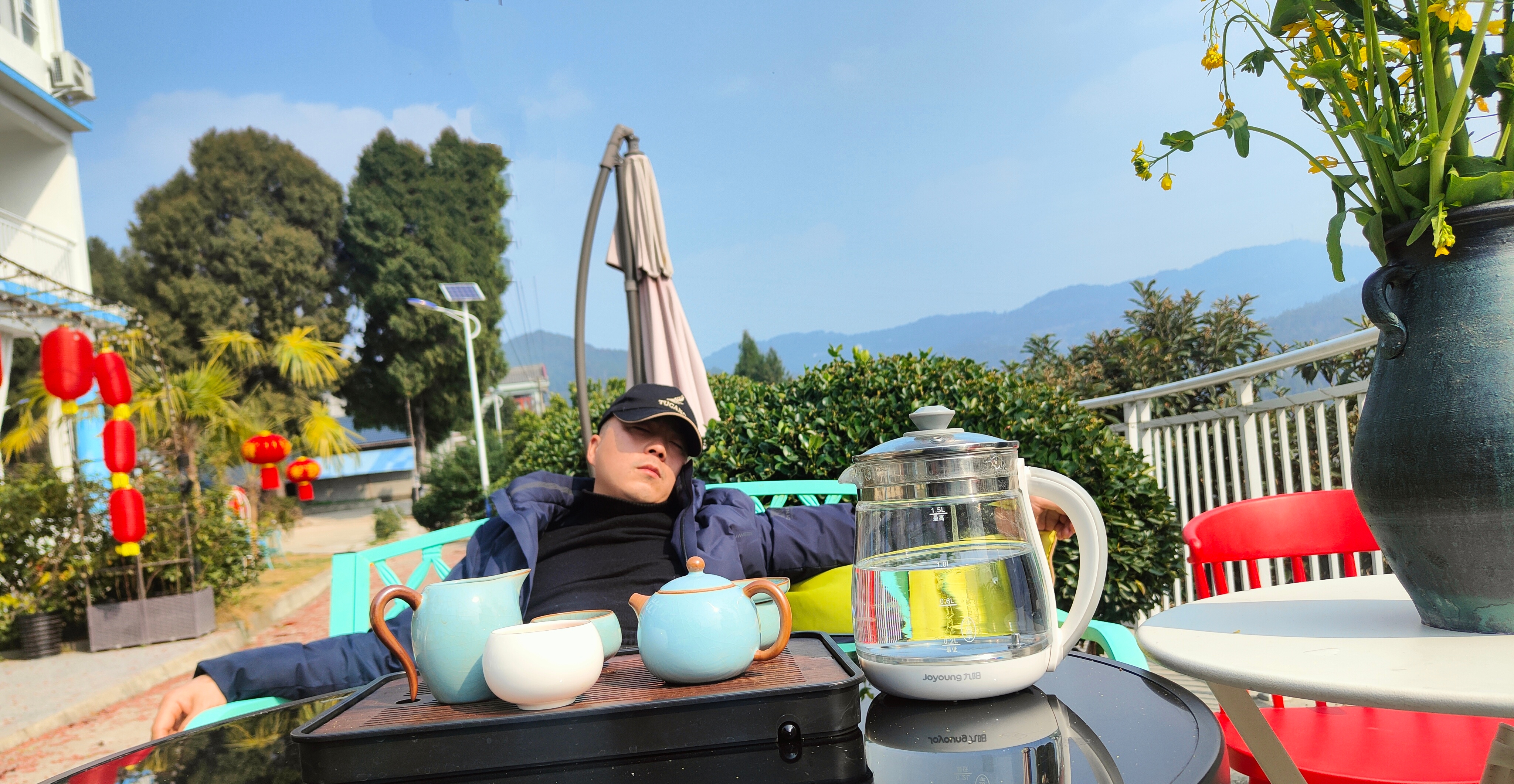遇见美宿位于迷人的升钟湖畔,是一家用心打造的湖景花园民宿92,距离