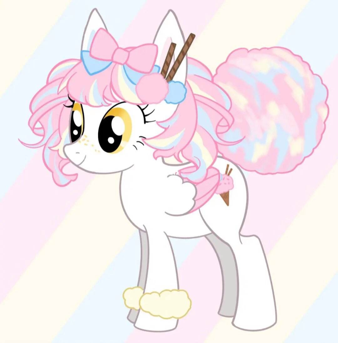 94  这只粉色与白色交织的独角兽,真是美得让人心动不已!