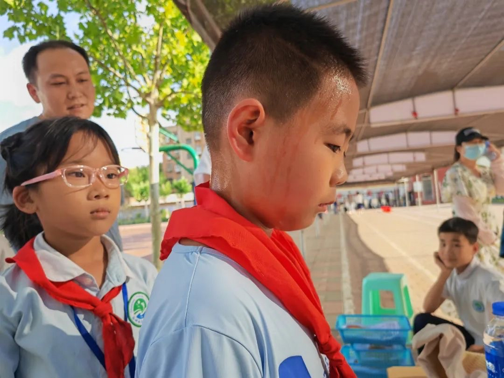 父亲节# 沧州市水月寺小学举办"好爸爸亲子定向 趣味运动会" 6月9日