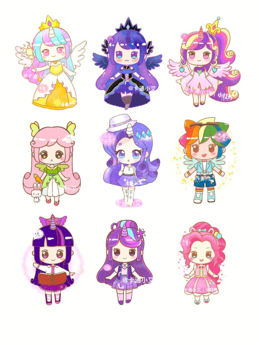 迷你世界:九种皮肤漫画人物,可以引用哦!