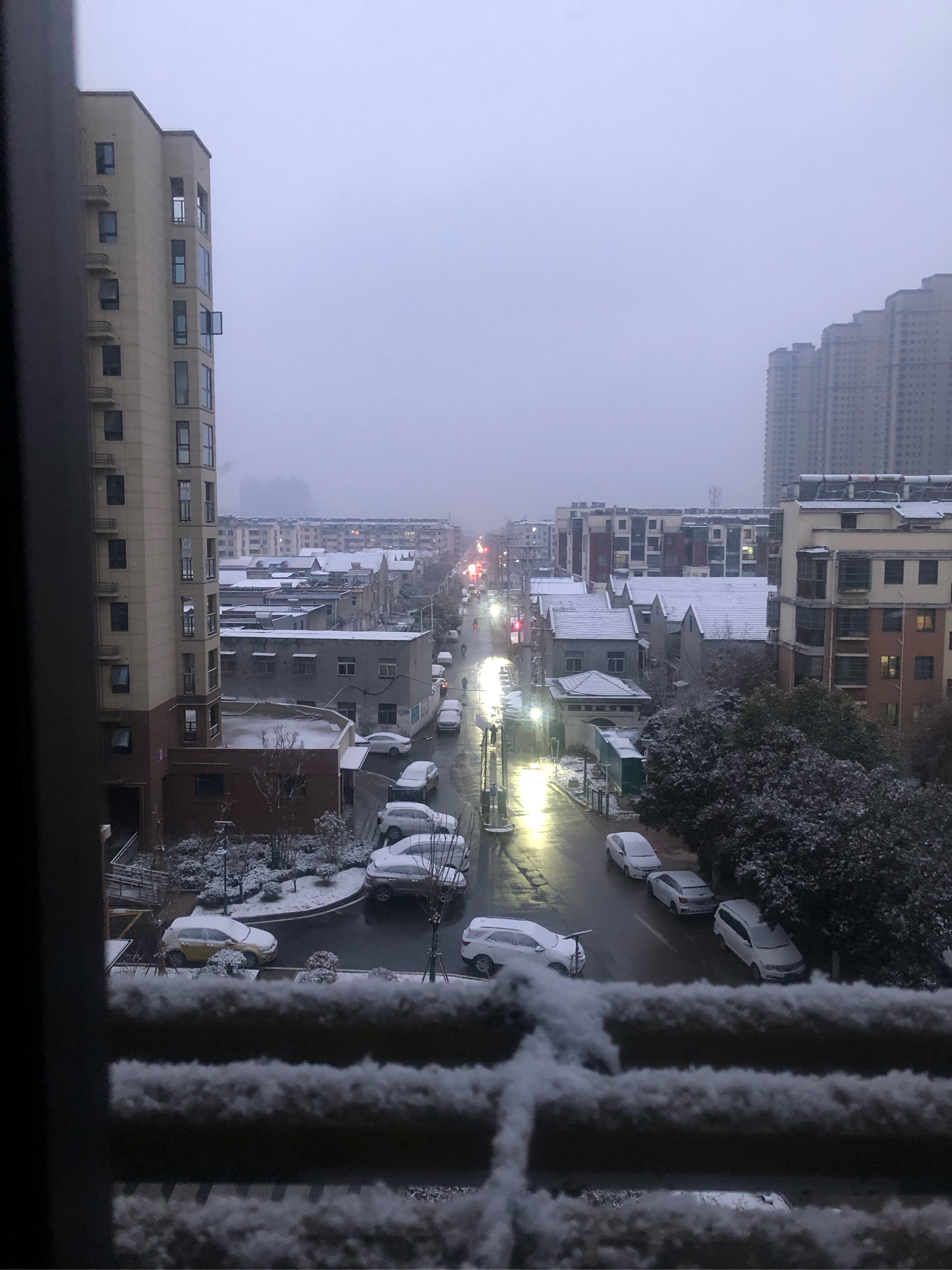 城市下雪天图片大全图片