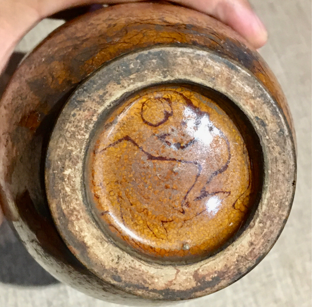 宋代巩县窑金黄釉绞胎瓷梅瓶,雍容华贵