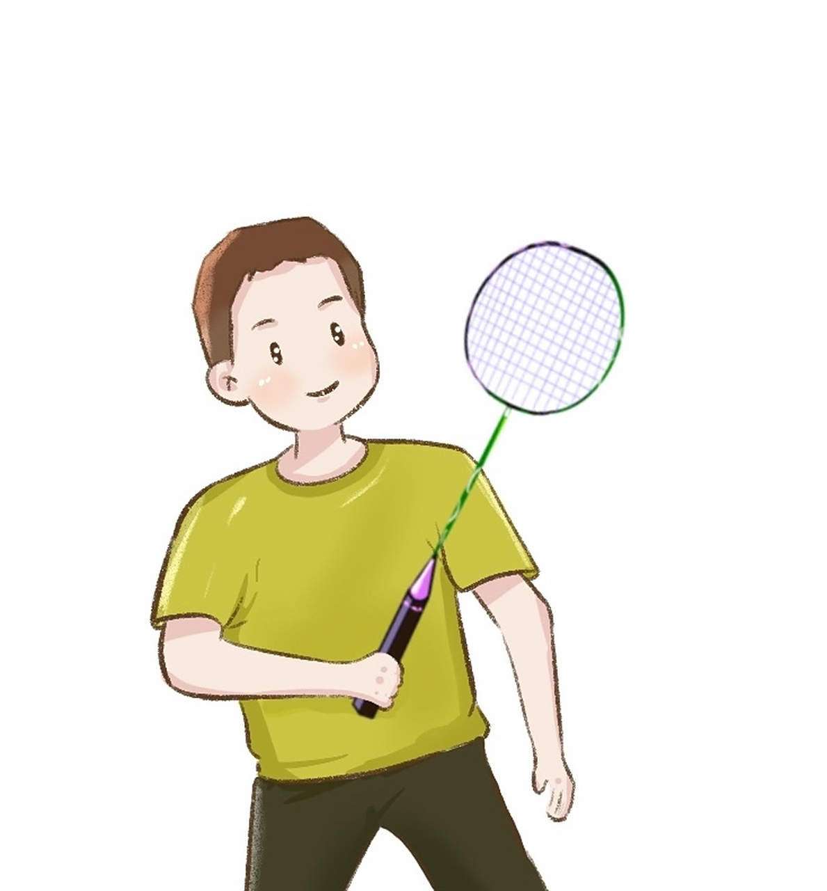 羽毛球# 好搭档就是相互信任并鼓气的,好球给予肯定,失球也给予鼓励.