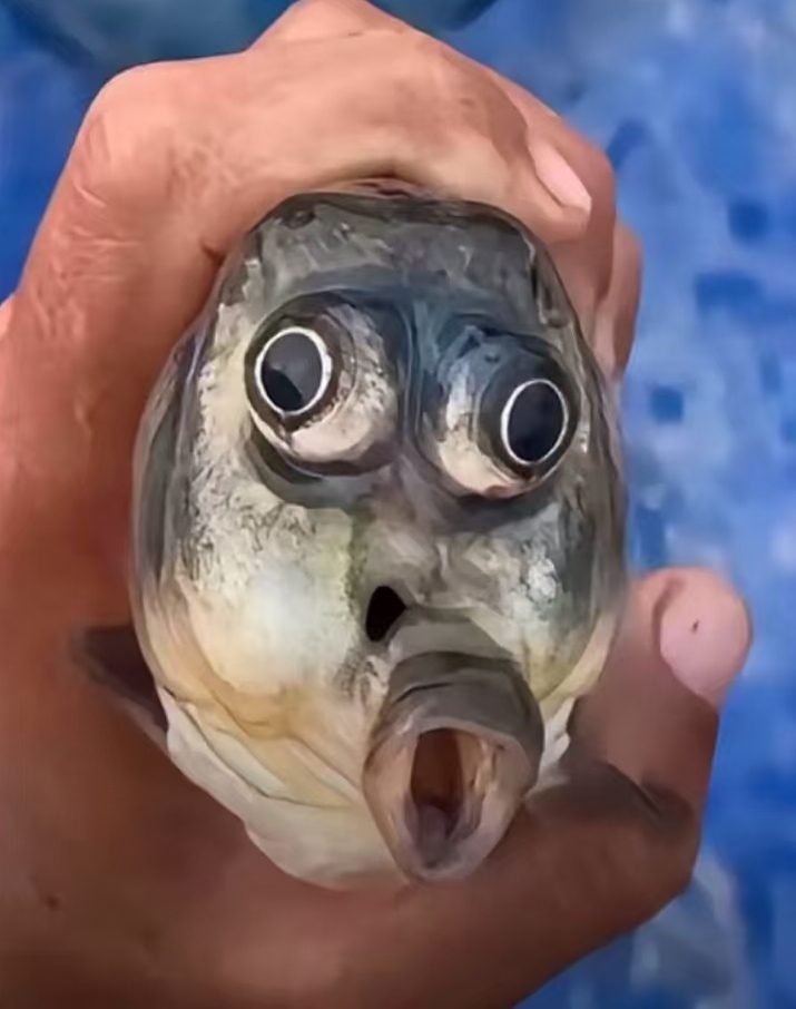 和老妈一起去菜市场买鱼,我对鱼贩说:"老板,给我来条鱼,这两天工作太