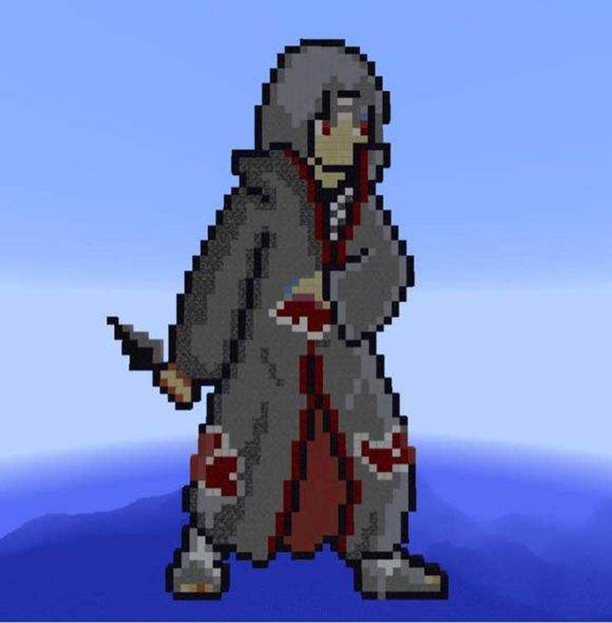 跟一波像素画 (宇智波鼬,原创随便用┐([滑稽])┌)