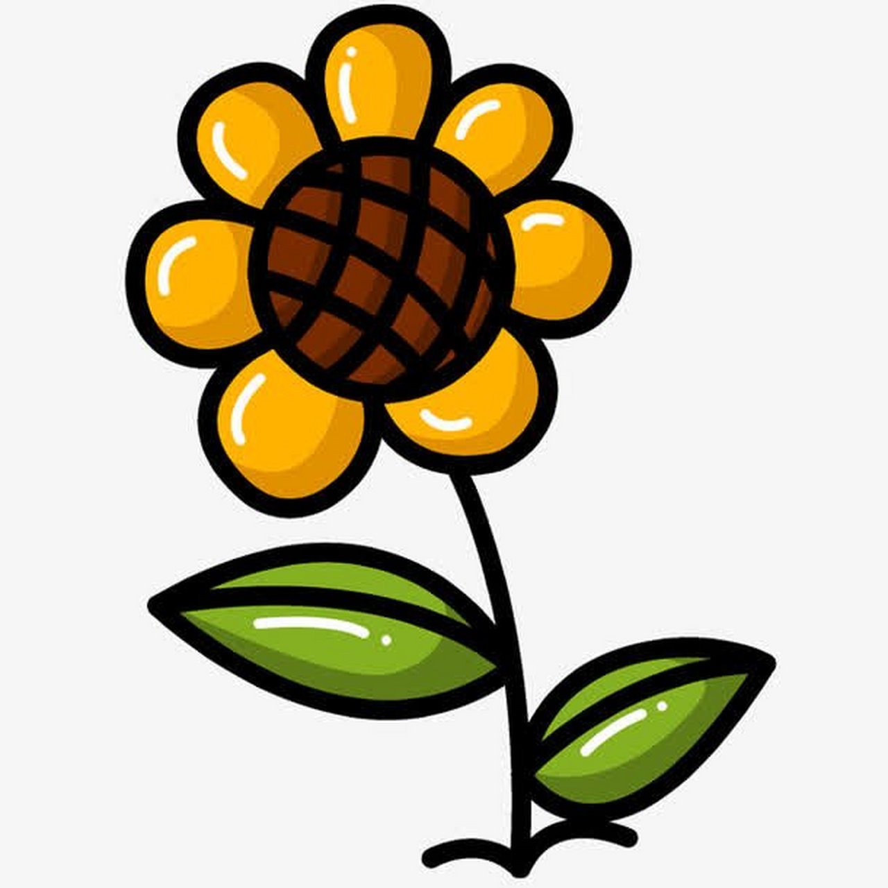 刚注册的第1天,休息~ 给大家分享几张卡通小花花图案~[大笑]