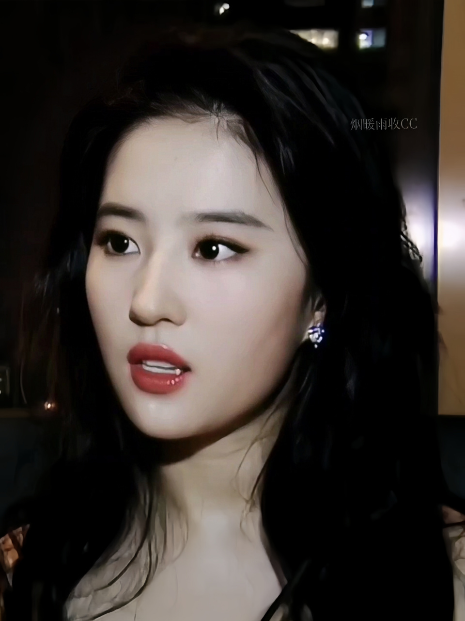 刘亦菲的港风明艳大美人妆容#刘亦菲