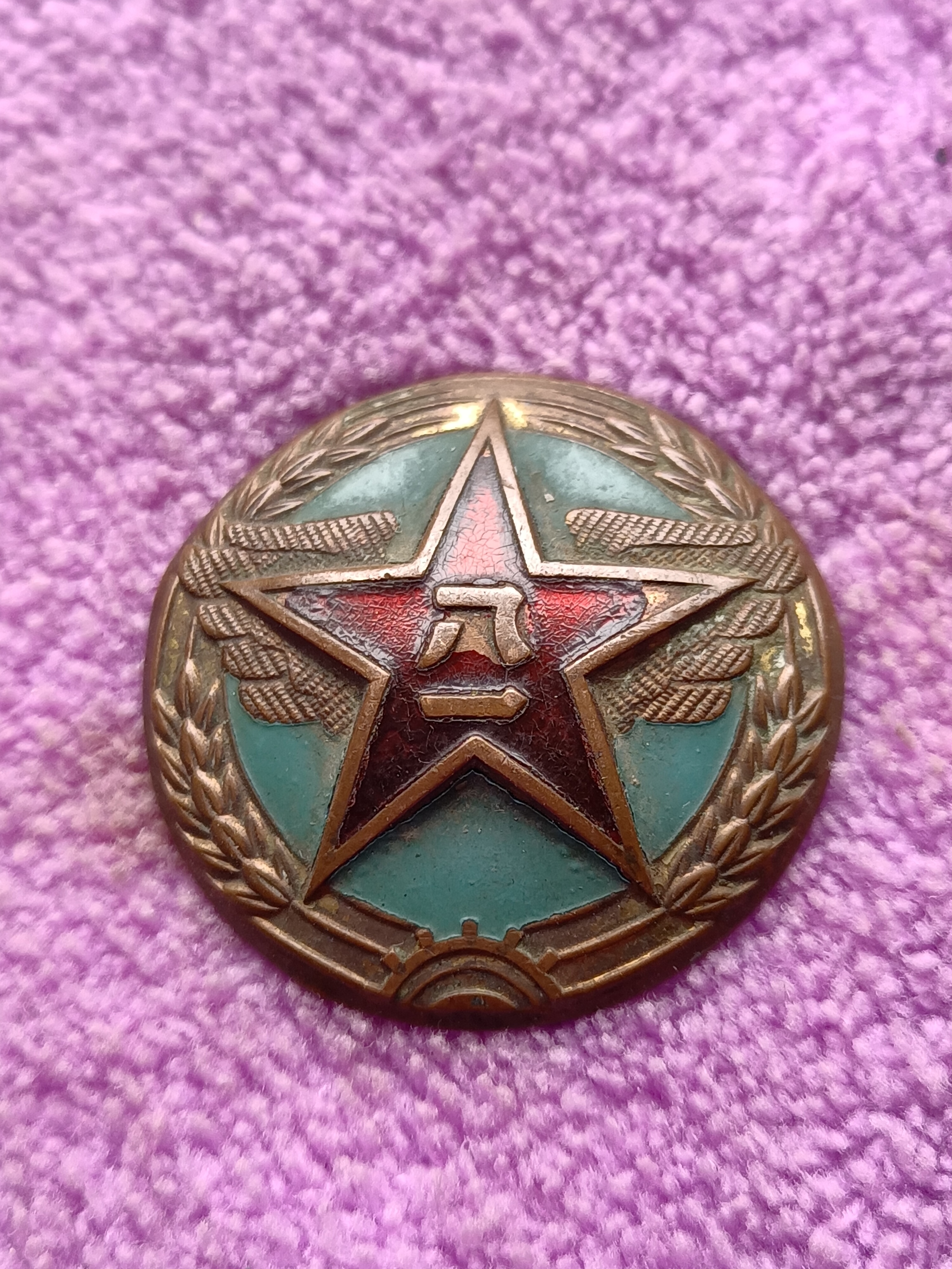 55式空军帽徽.#盘盘老物件