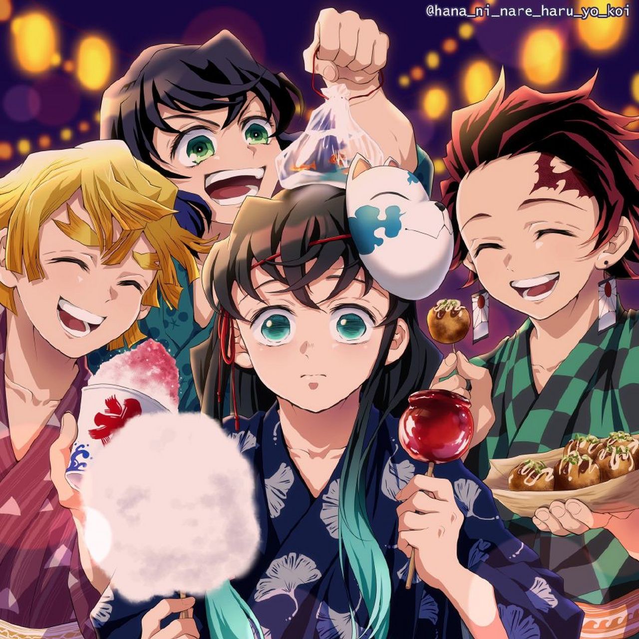 推特画师鬼灭之刃合集  #鬼灭之刃# twi:hana_ni_nare_ 676767