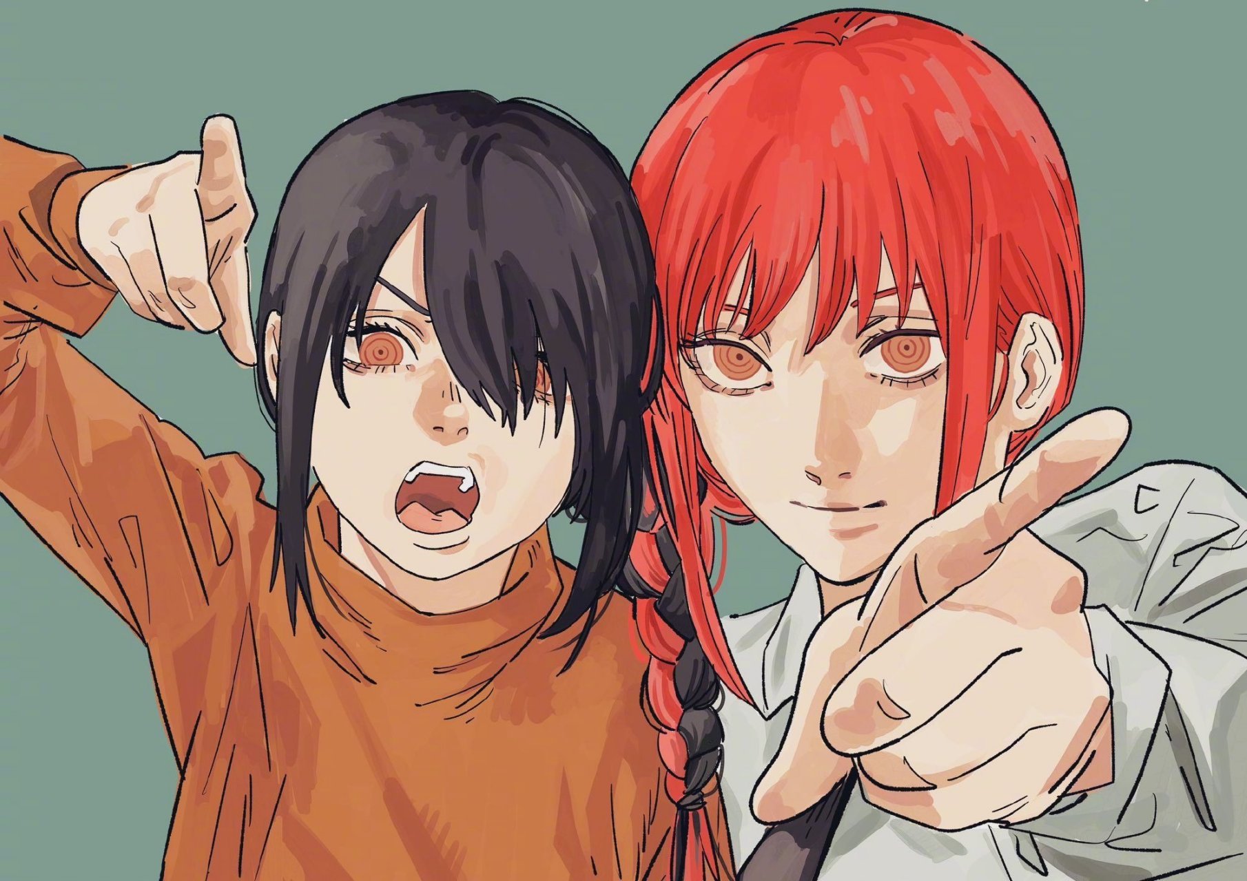 电锯人# 回不去的  早川家三人组…… (twi:sukesuke_burger) 67