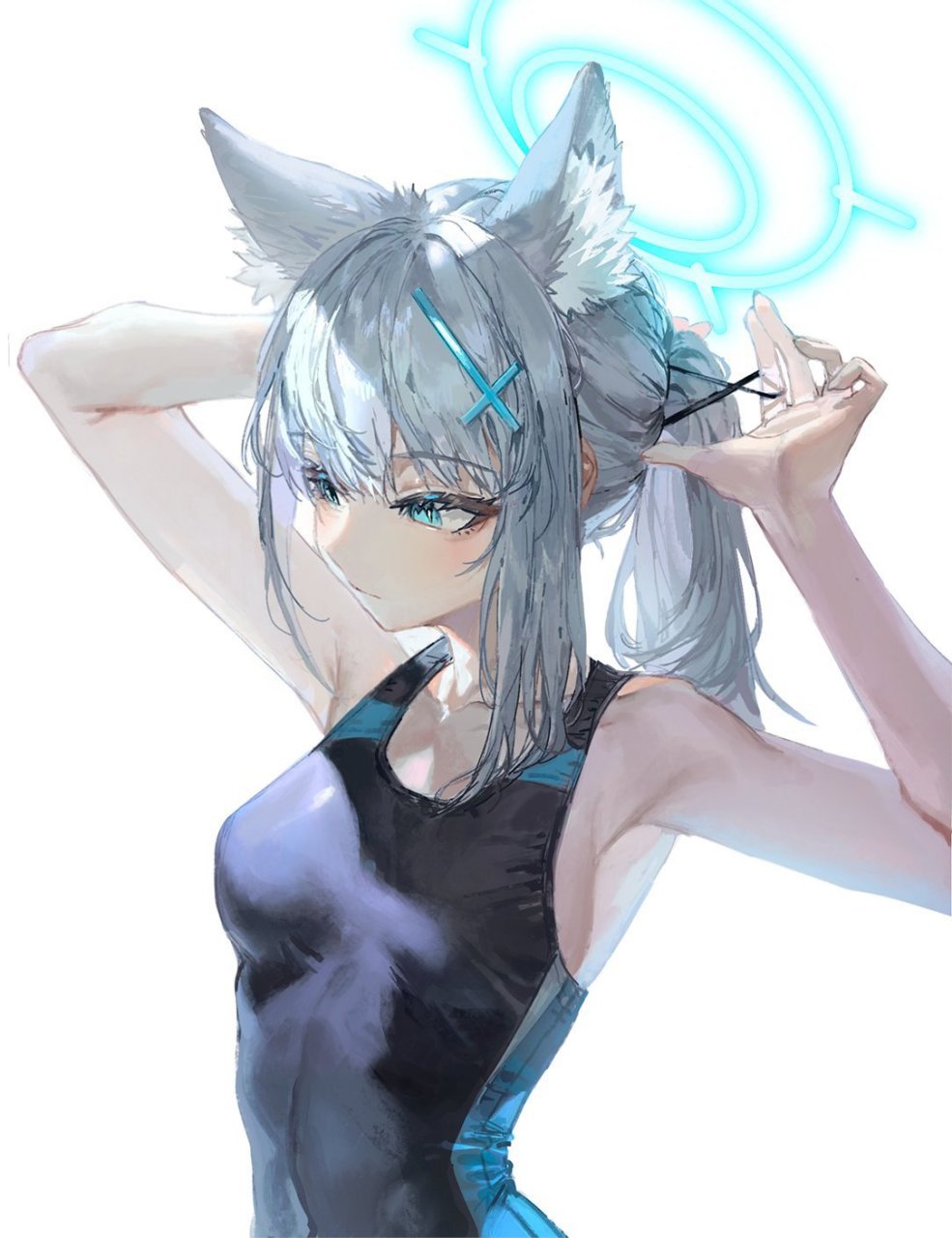 蔚蓝档案  twitter:quasarcake(quasarcake)#二次元美图#  6767