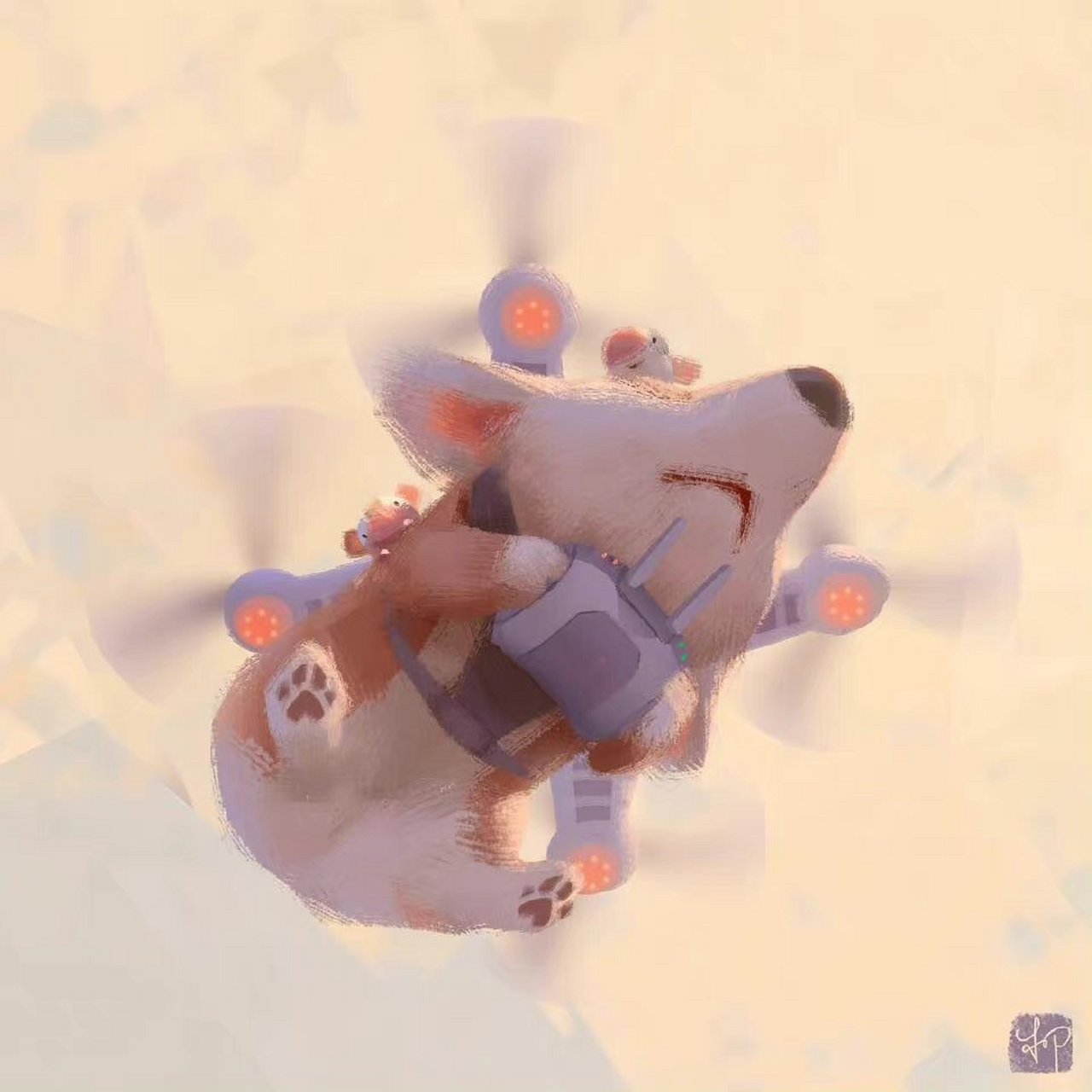 a站画师 lynn chen笔下蠢萌的小短腿 #画师