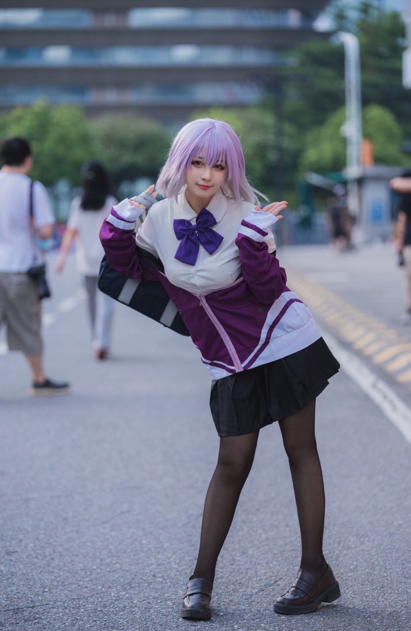 超可爱的新条茜![打call] 出镜:#cosplay# 外星嫣子_yan 676767