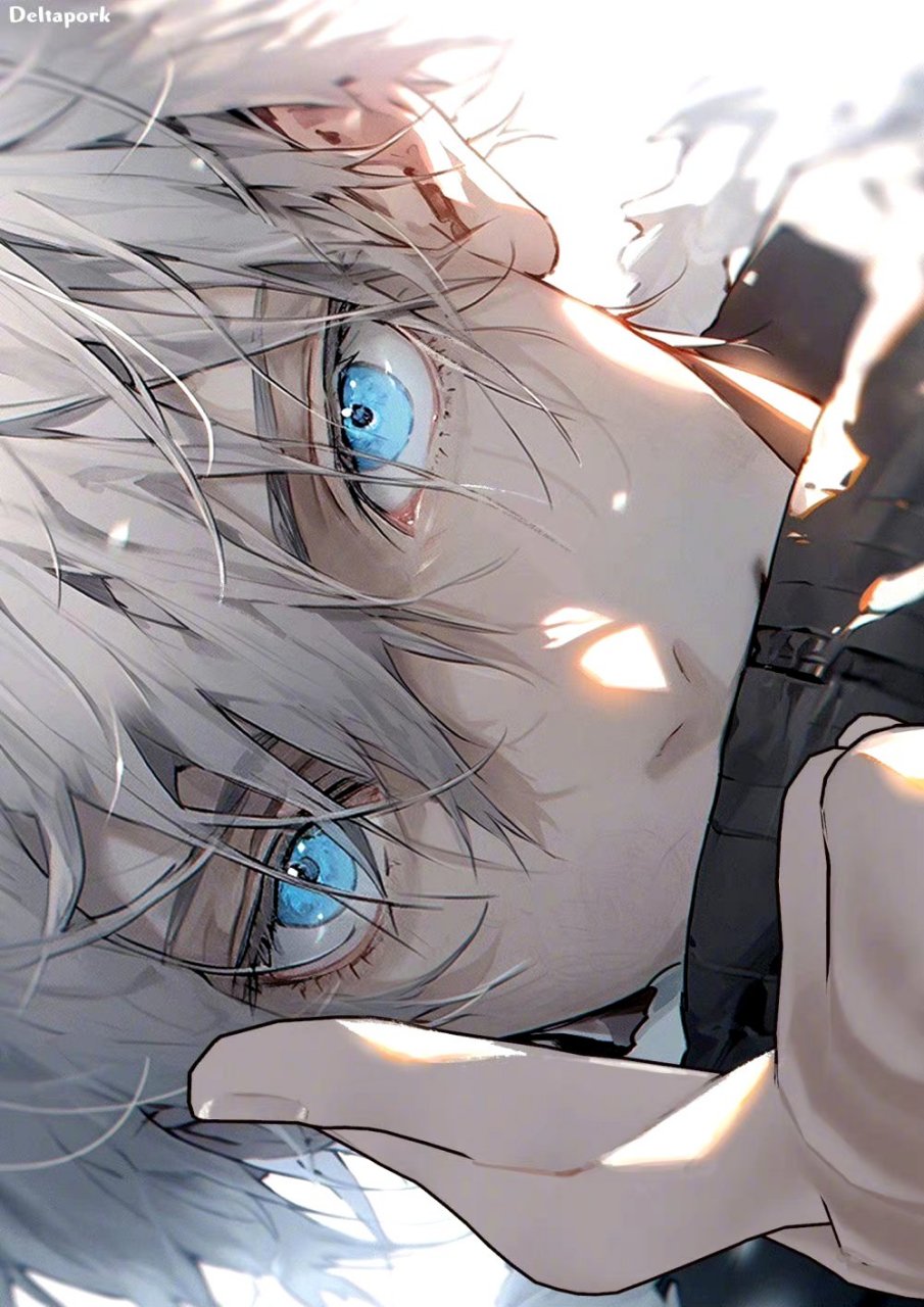 咒术回战##五条悟#  白发男神迷人的气息  twi:deltanpopo 6767