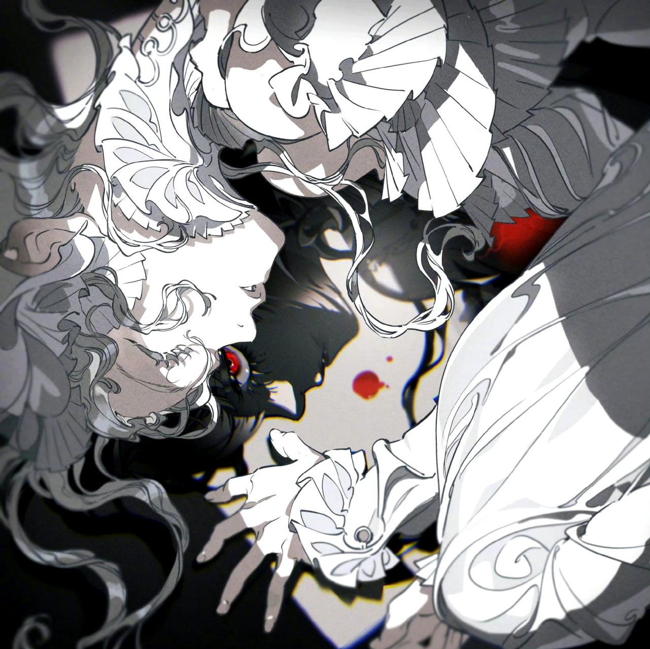 米山舞 9/8新绘「reincarnation」 画画仙人  绽放般的卡密构图色彩和