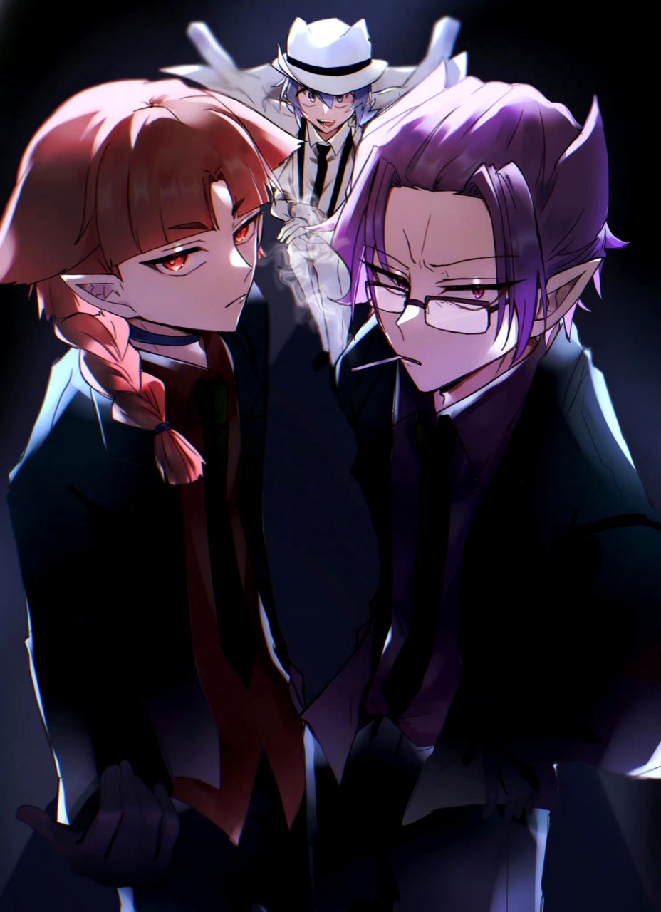 入间同学入魔了# 混黑设定的入间家族  【x.lw3tx】 676767