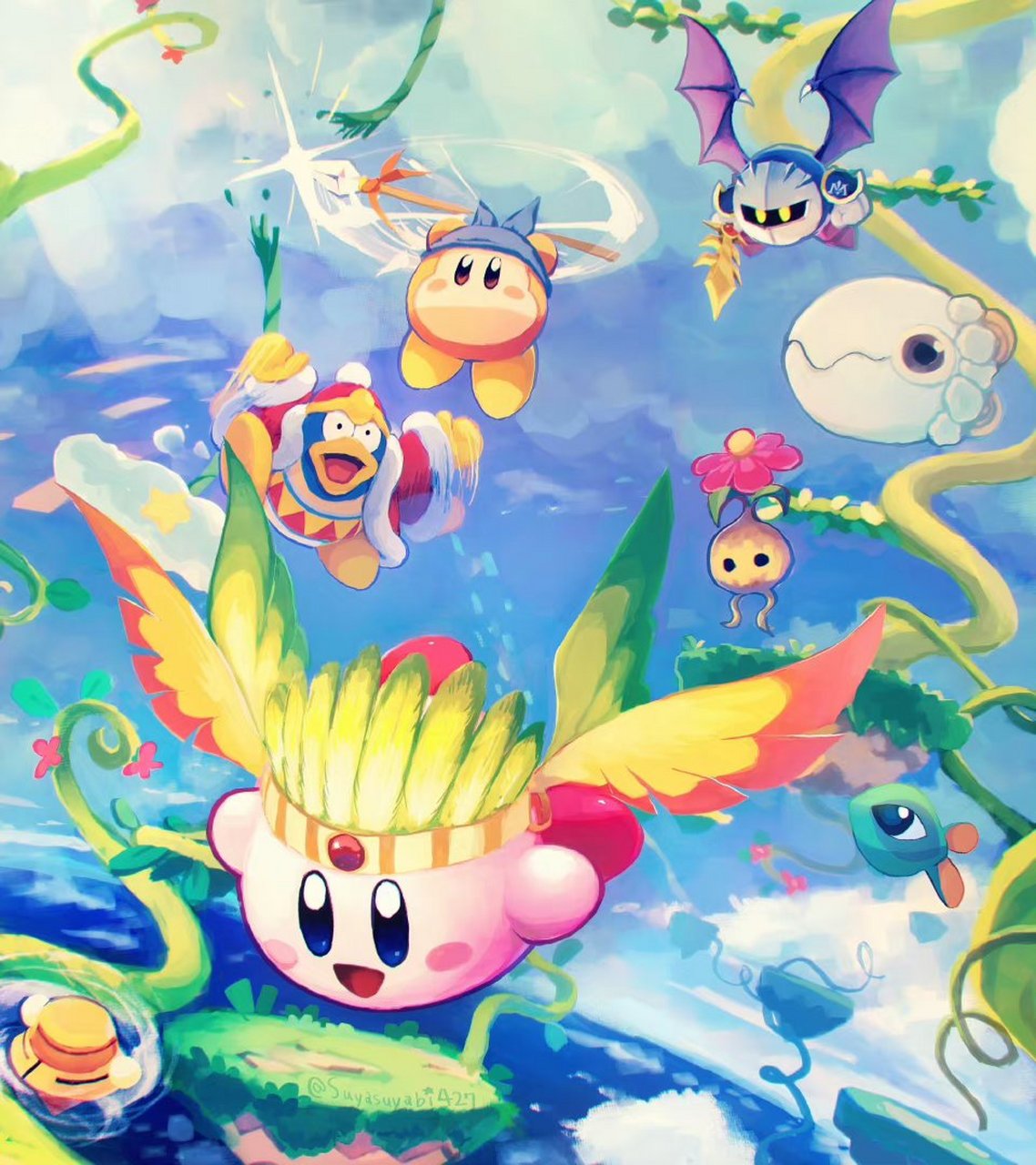 可爱#星之卡比# 67同人更新 (via twi suyasuyabi427) 67 67