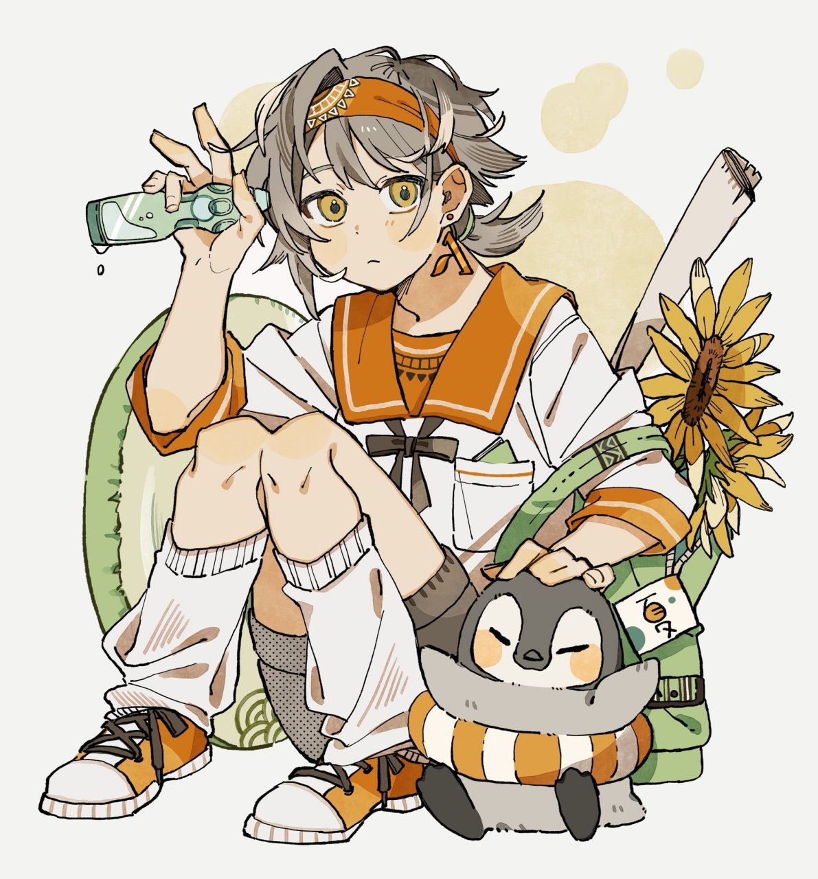 拟人化角色设定 动漫插画参考 nanataroo_7 676767