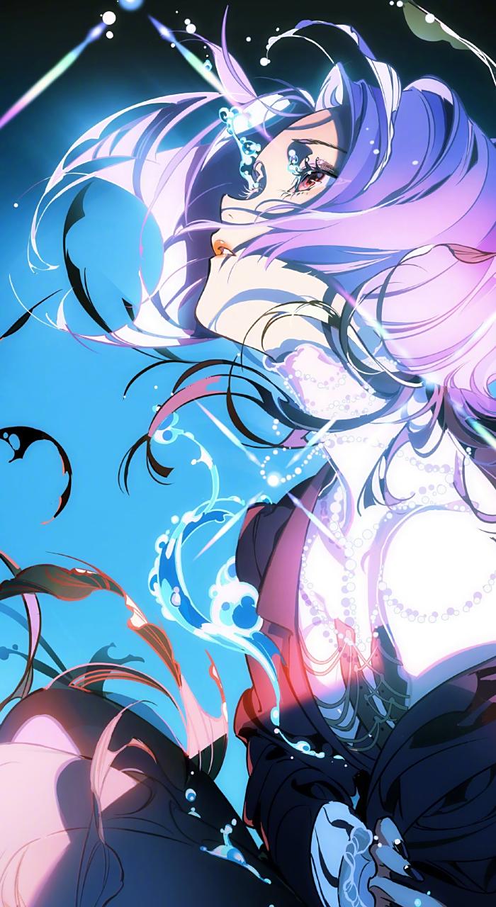 复古配色画风 动漫插画参考 米山舞 676767