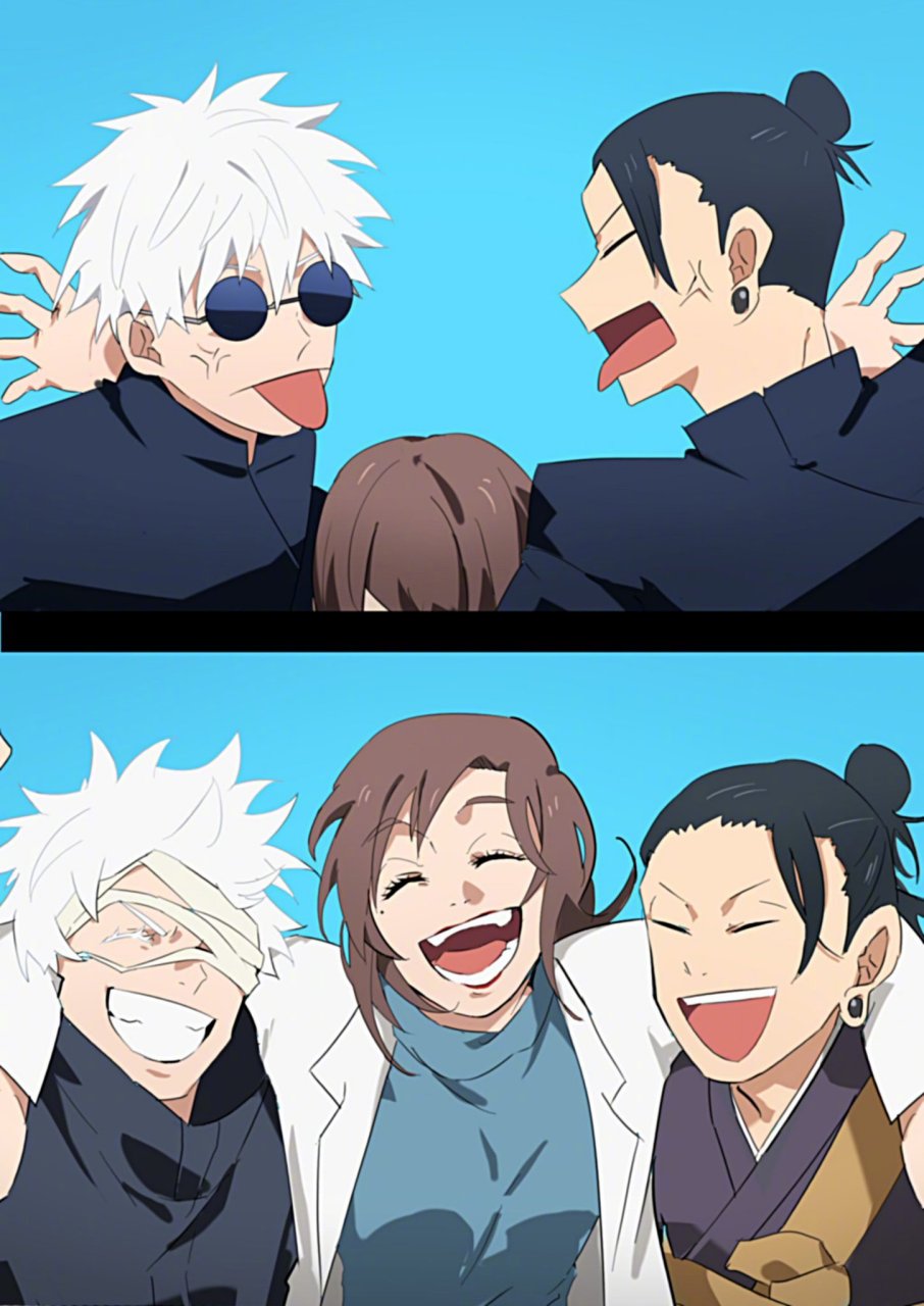 咒术回战# 高专三人组,永远爱看这样的日常!