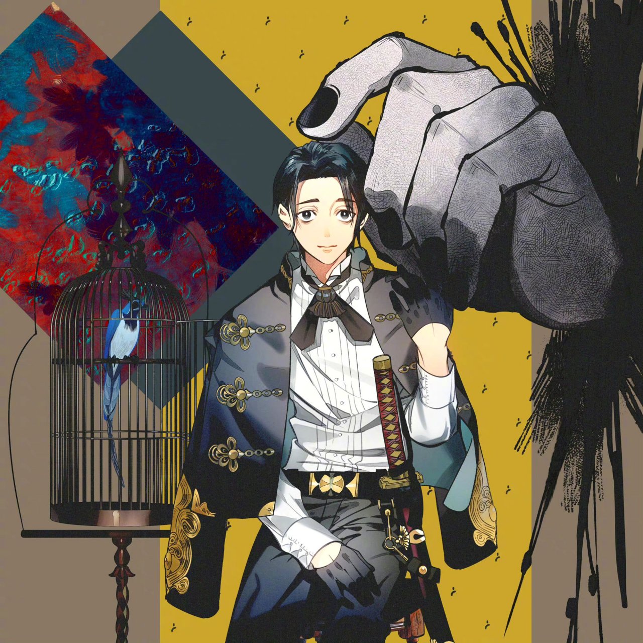 咒术回战# 四大特级咒术师……这个画风好绝!