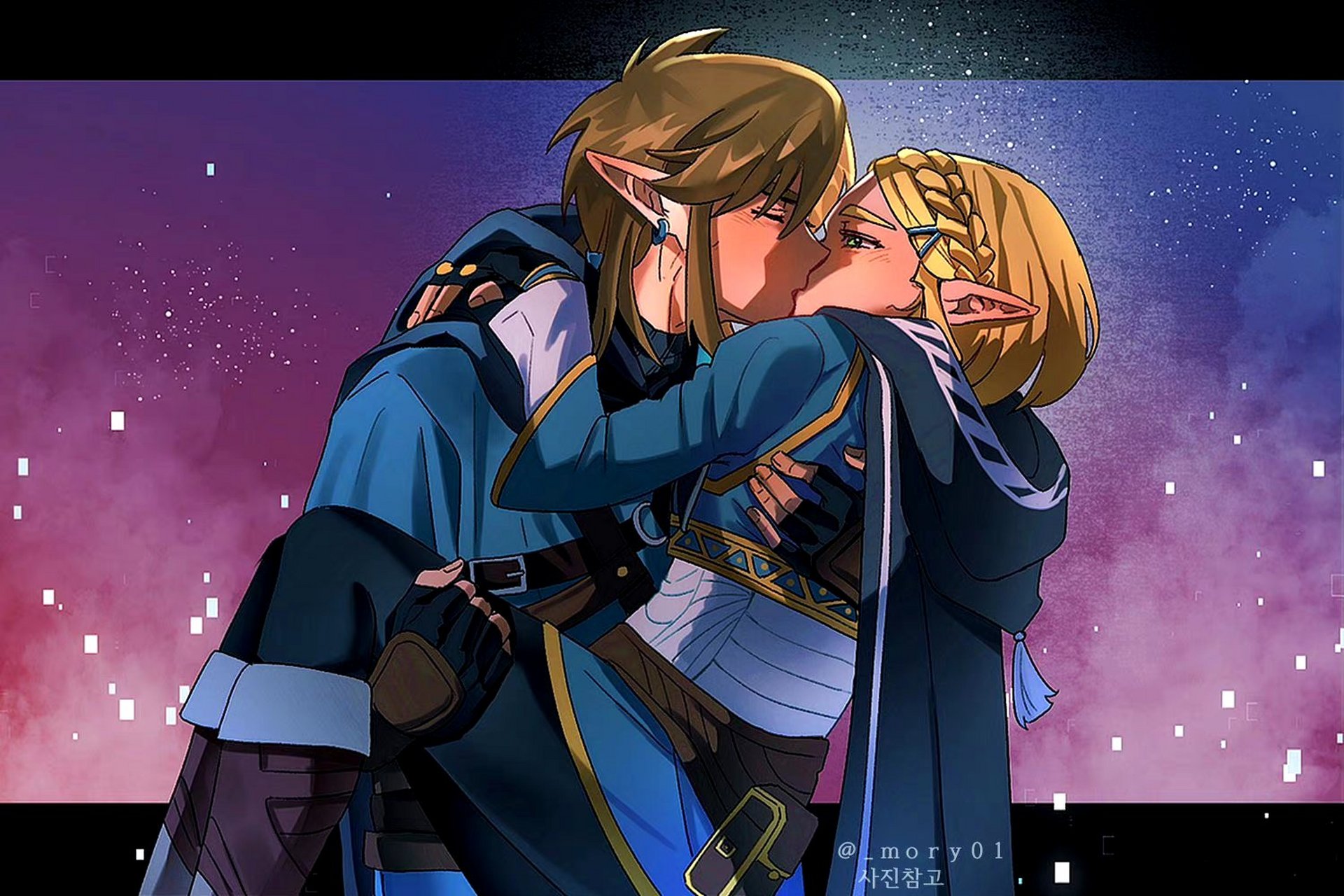 塞尔达和林克 #塞尔达传说王国之泪#  #秋日生活创作季#  (via twi