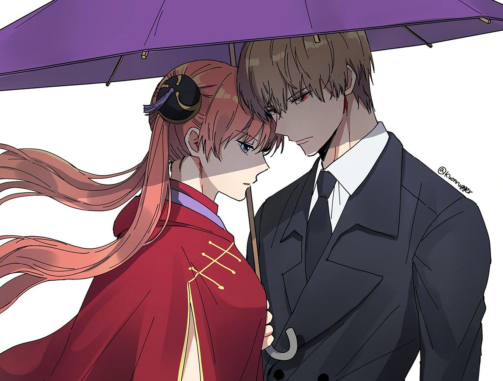 银魂# 总悟和神乐,好喜欢这对相爱相杀的小情侣(*▽*)78(twi