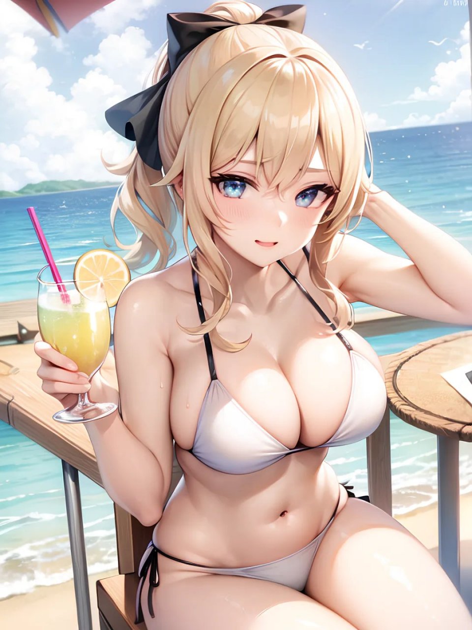 今日美图# 黄头发女生也很好看