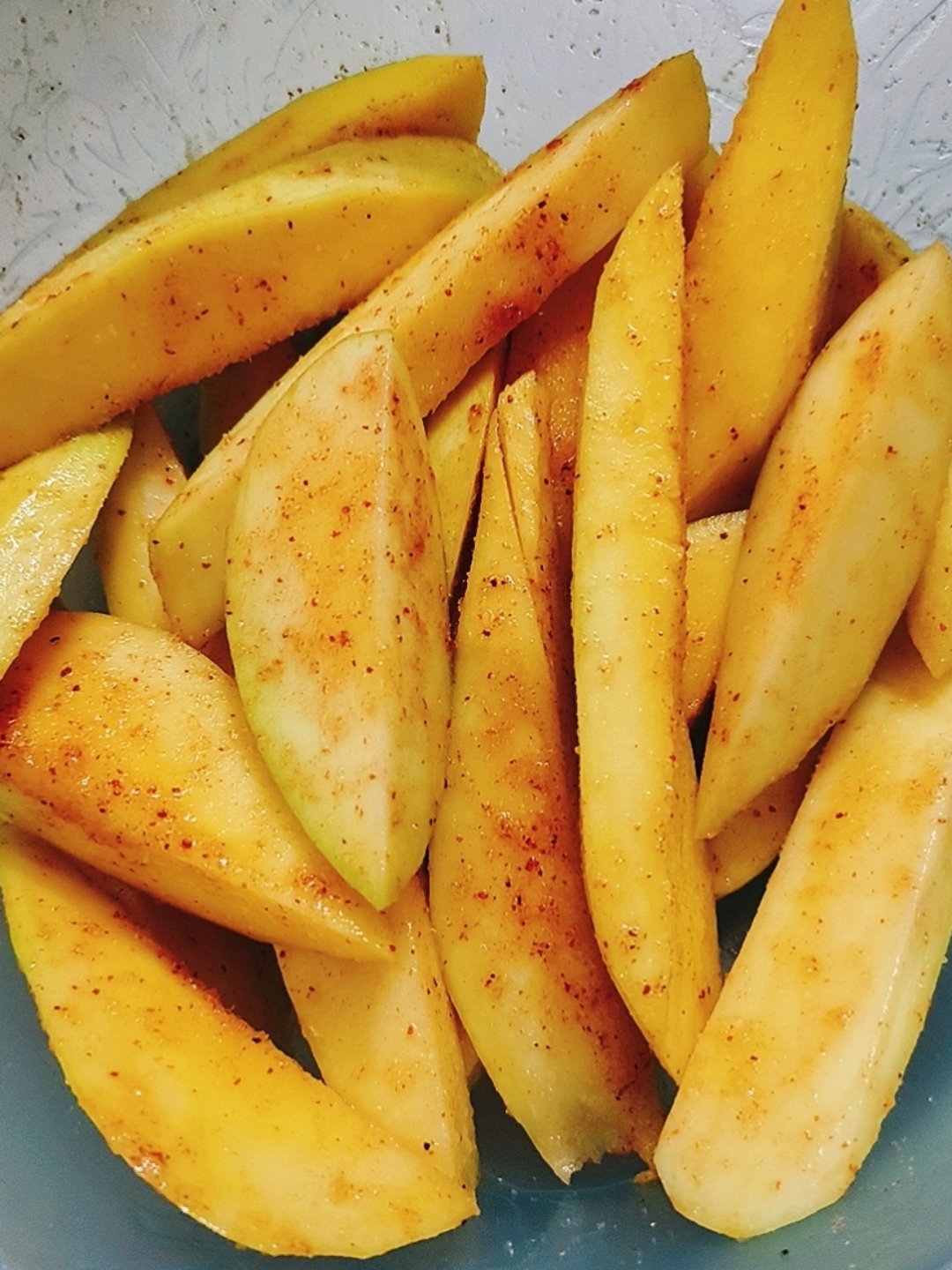 青芒果拌酸梅粉