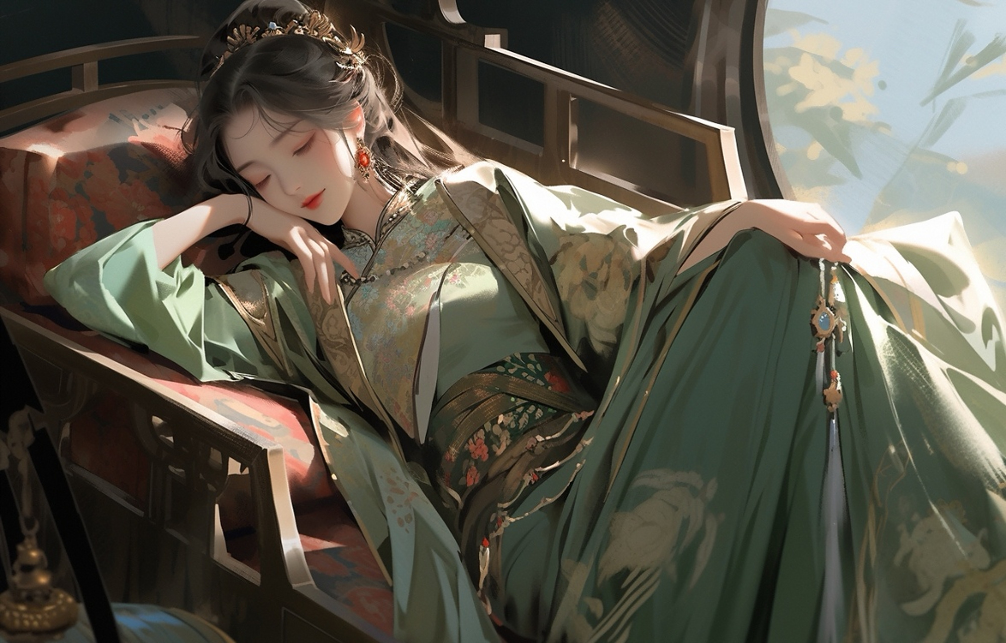 青衣古风睡美人