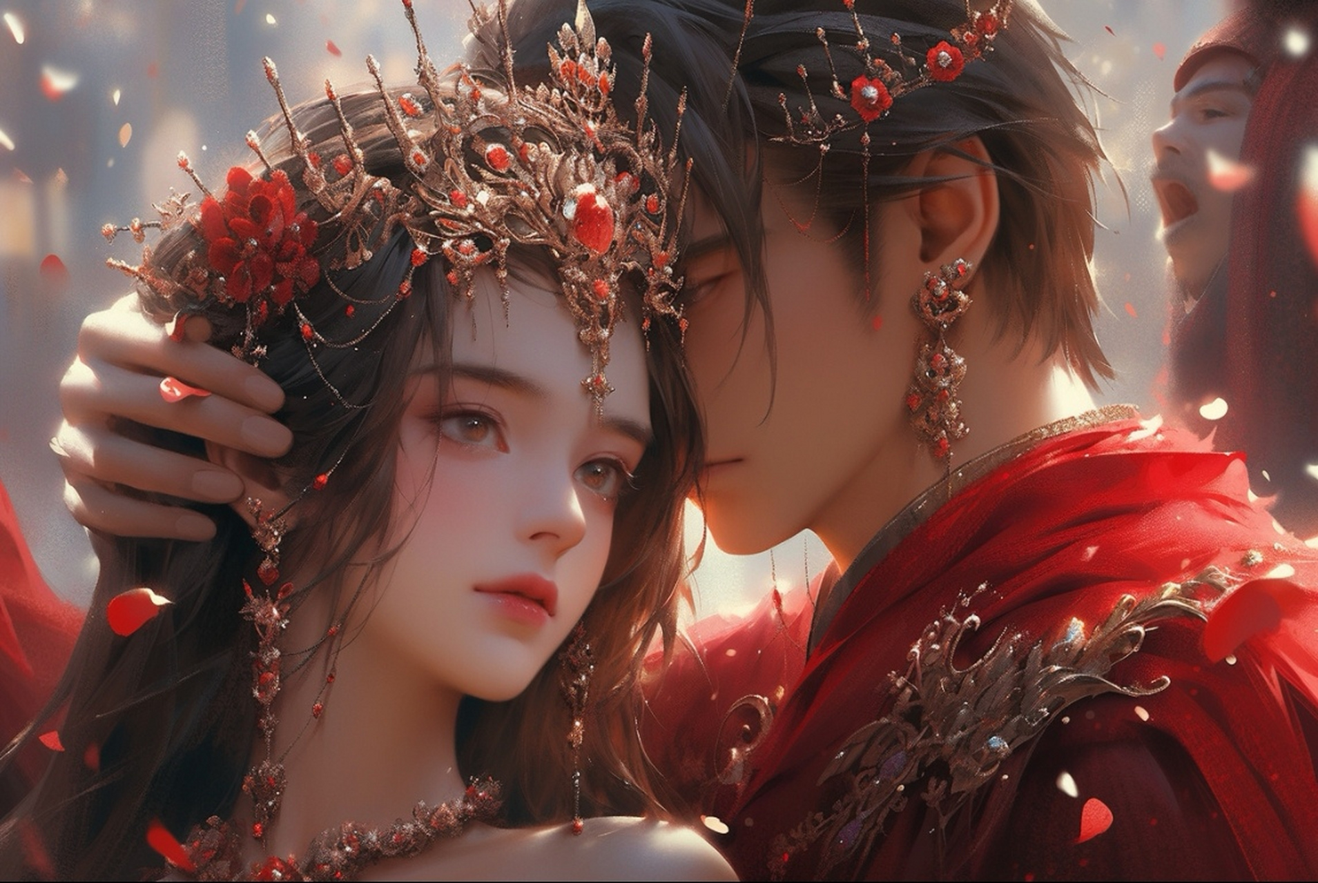 古风新郎新娘 洞房花烛夜