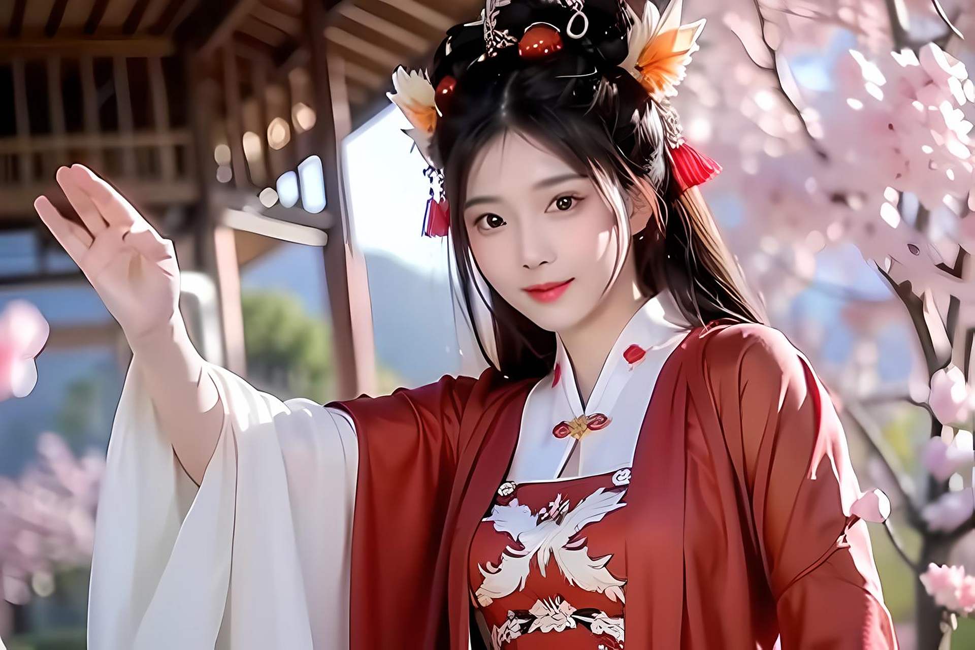 汉服美女,汉服俏佳人