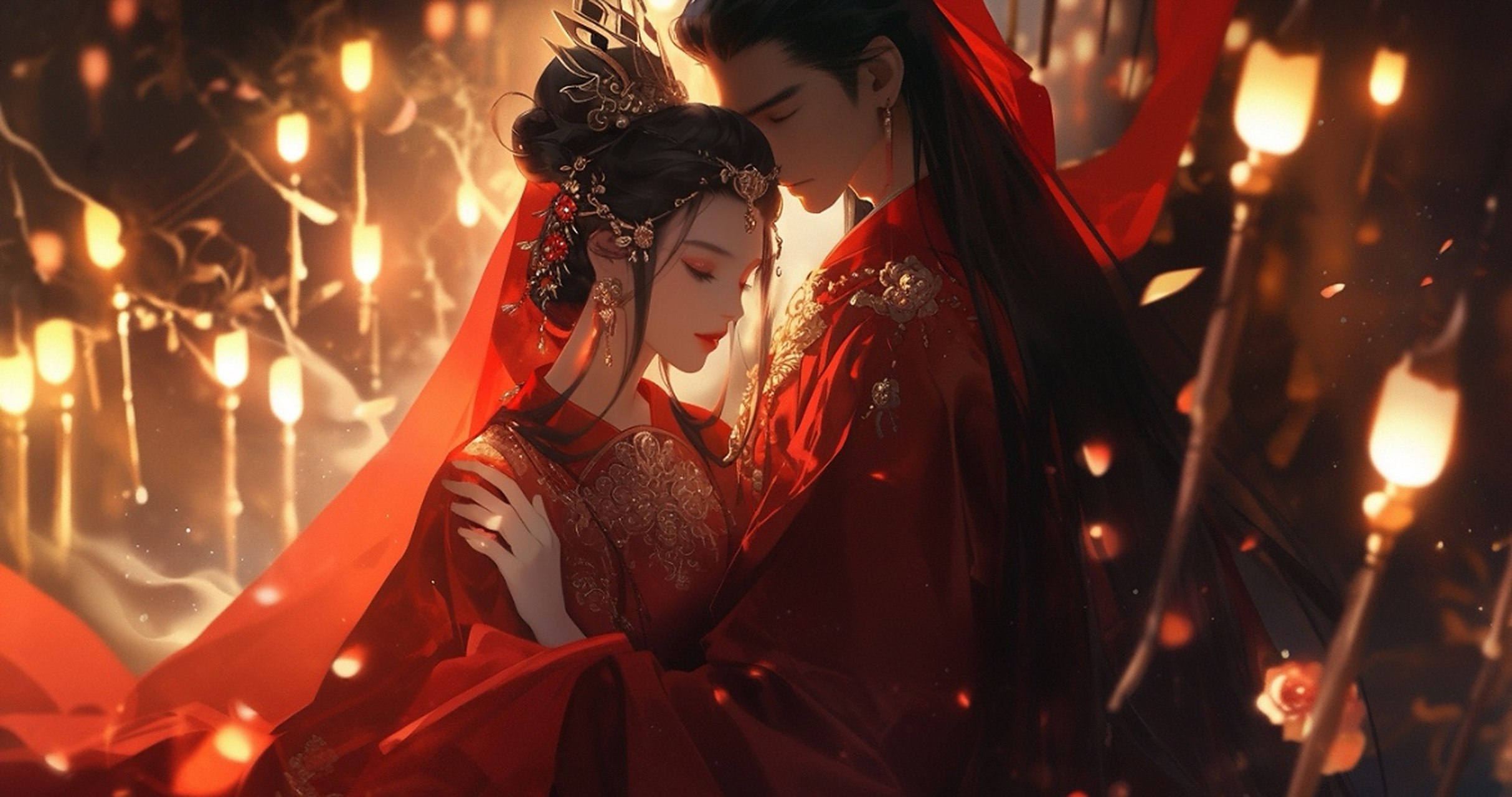 古风新婚,洞房花烛