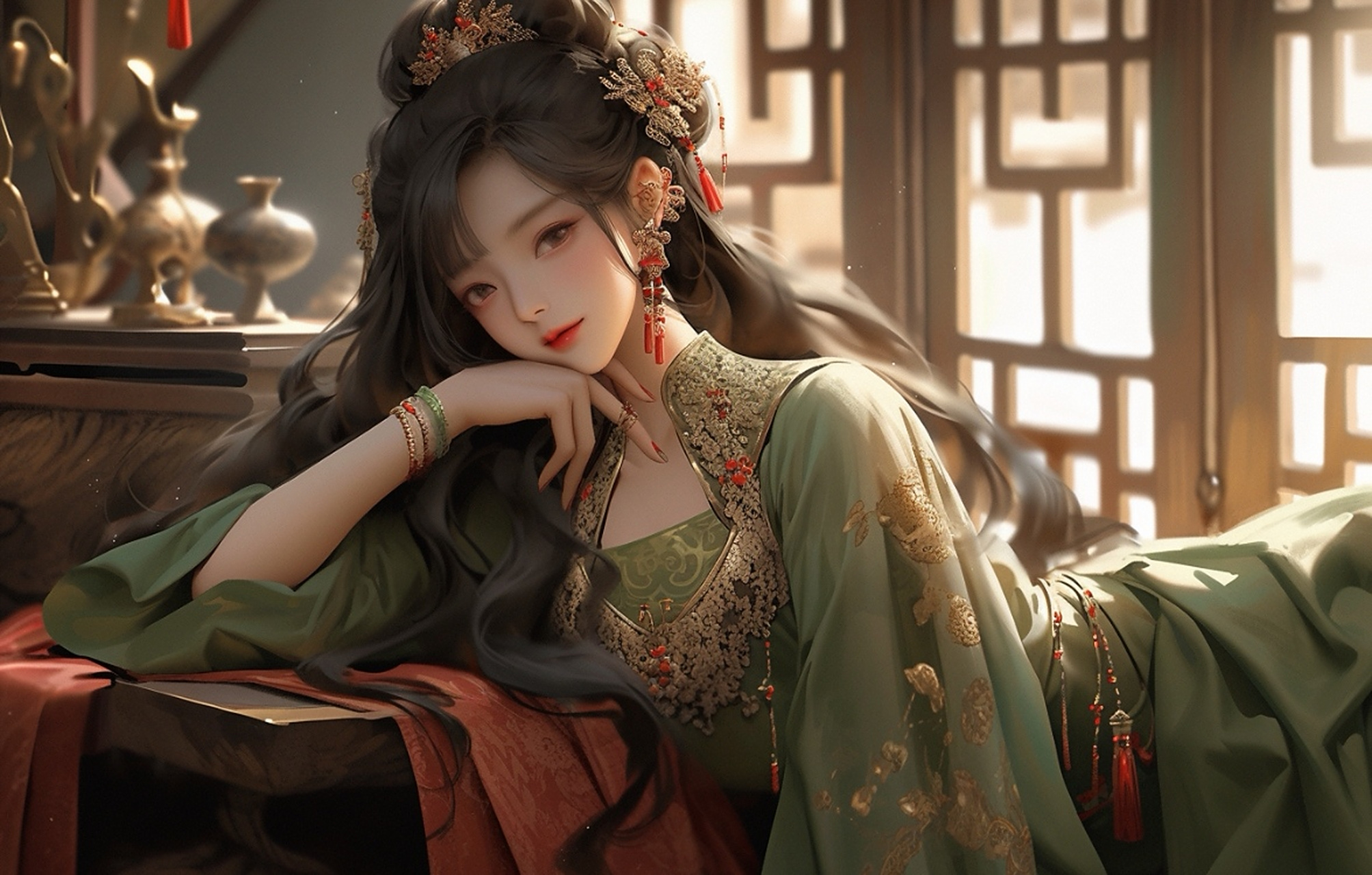 青衣古风睡美人