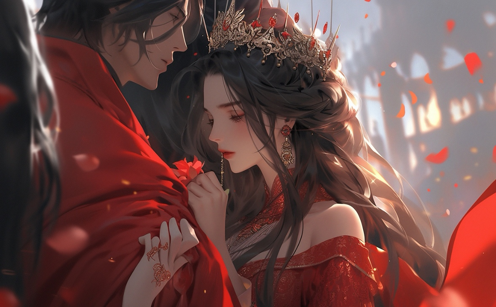 古风新郎新娘 洞房花烛夜