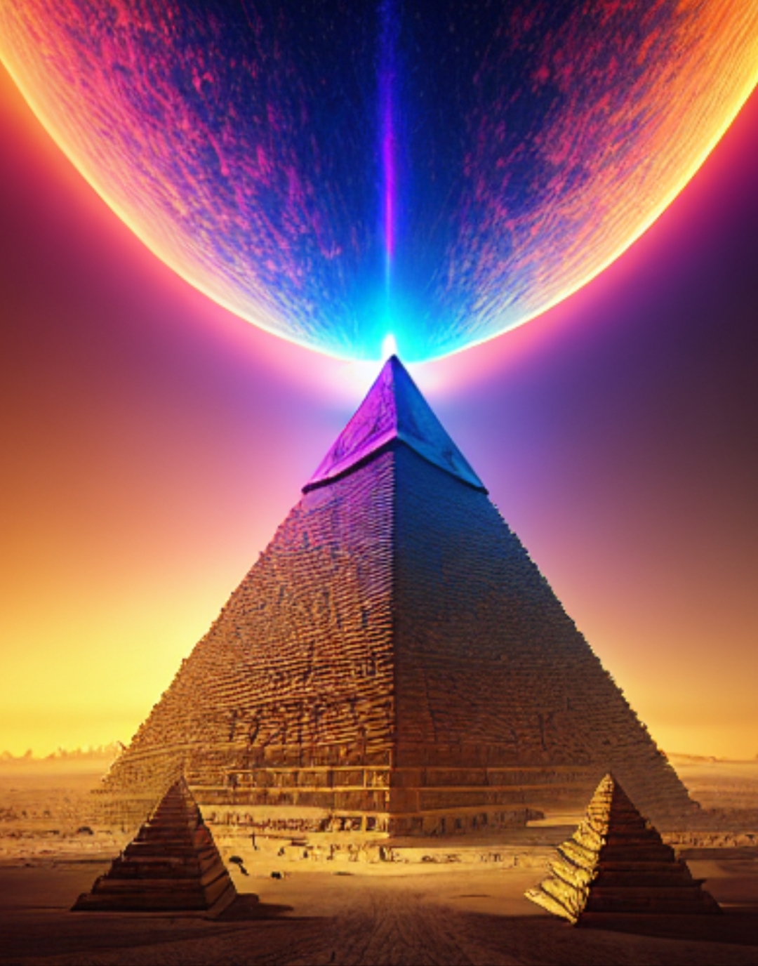 😱  🗿站在金字塔脚下,我不禁感叹人类的智慧和力量.