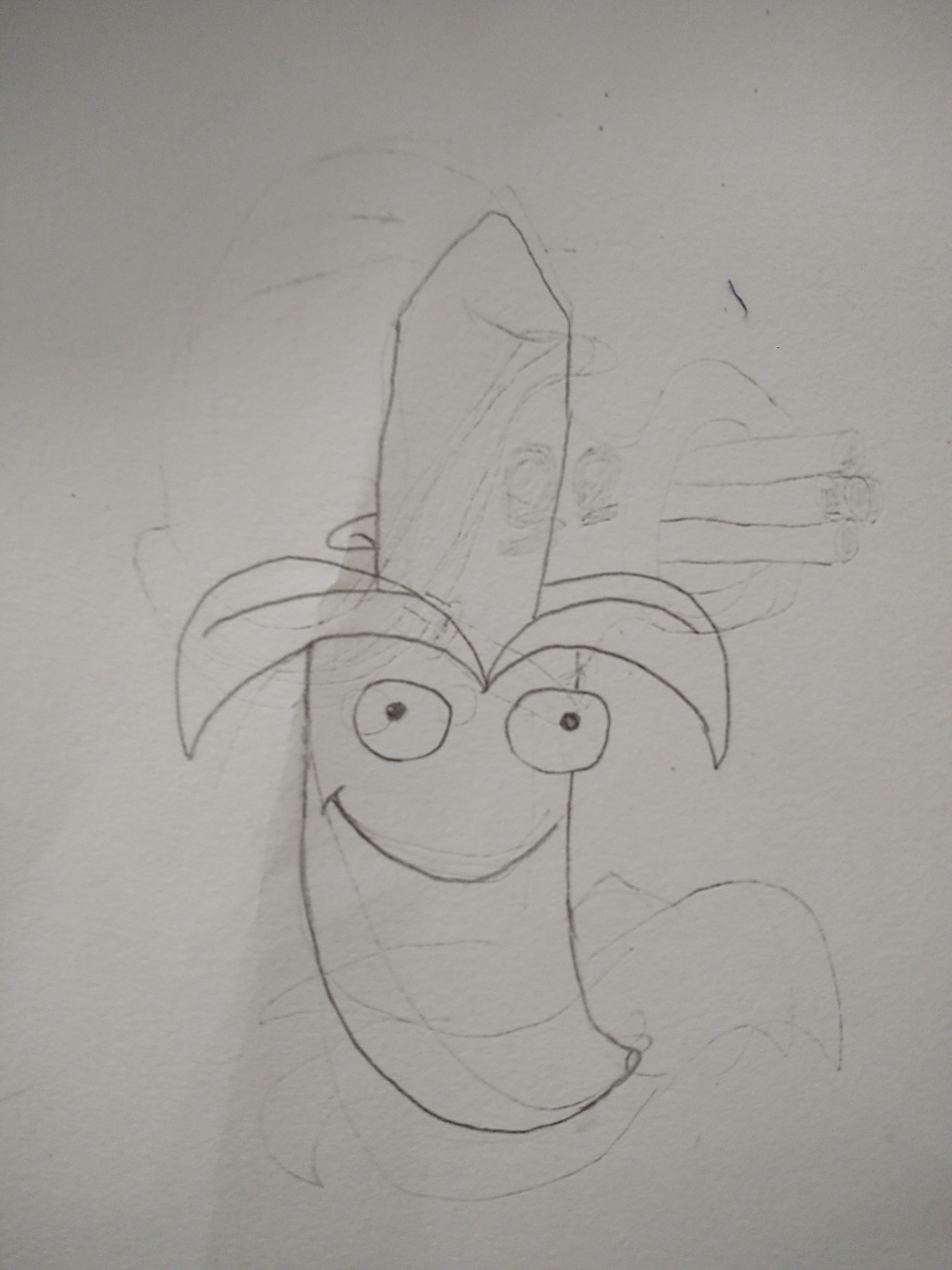 画的香蕉火箭炮,咋样?