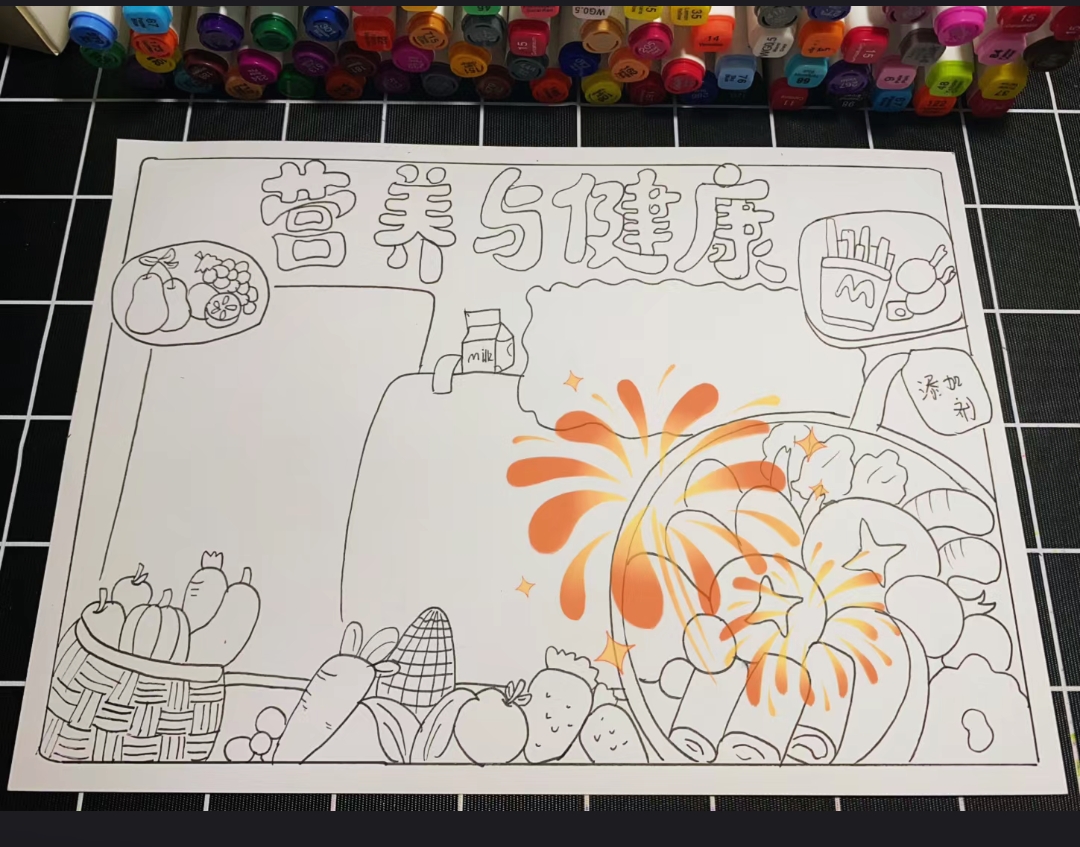 健康活动手抄报