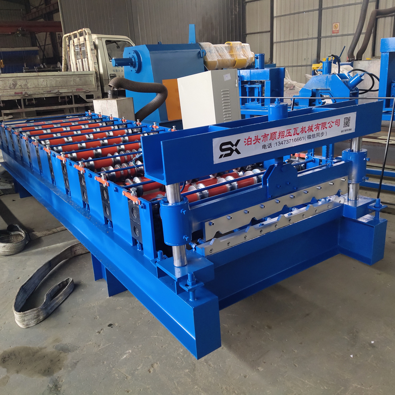 840导柱剪切彩钢瓦设备 压瓦机