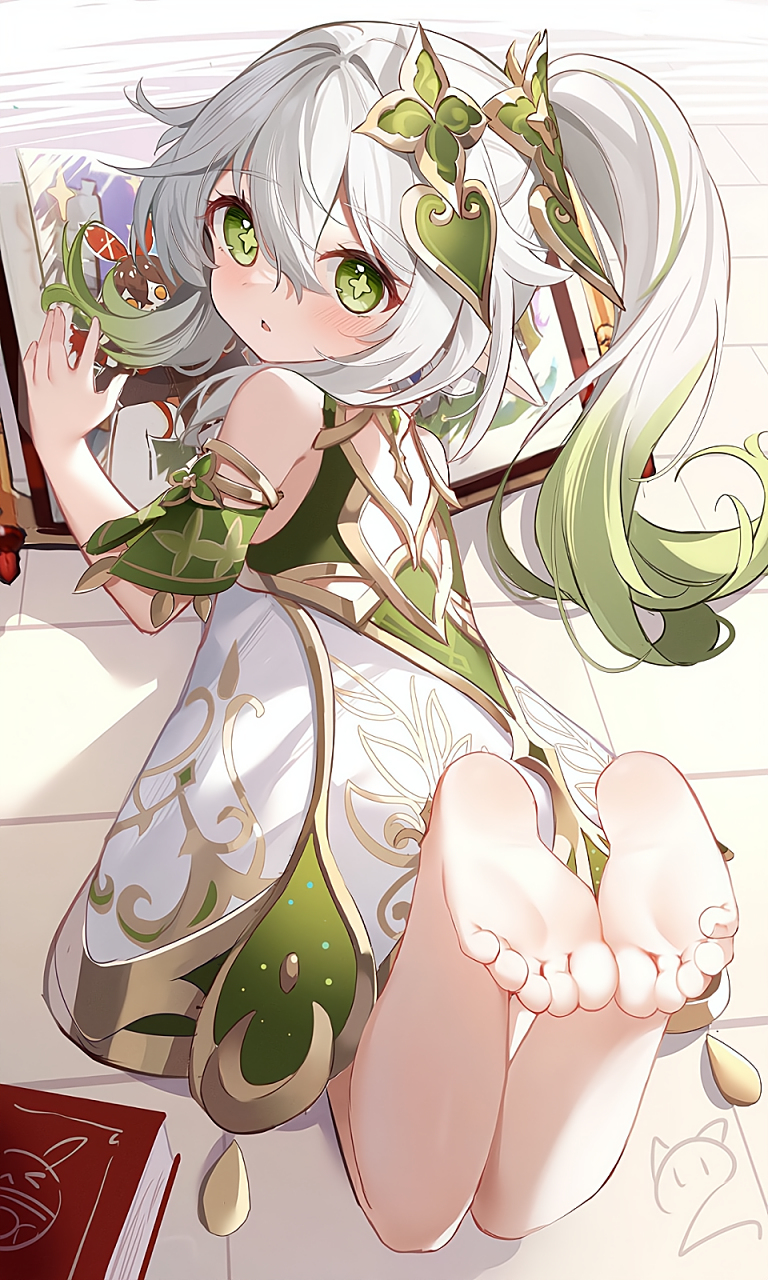 小草神光脚丫[嘻嘻] #原神小草神