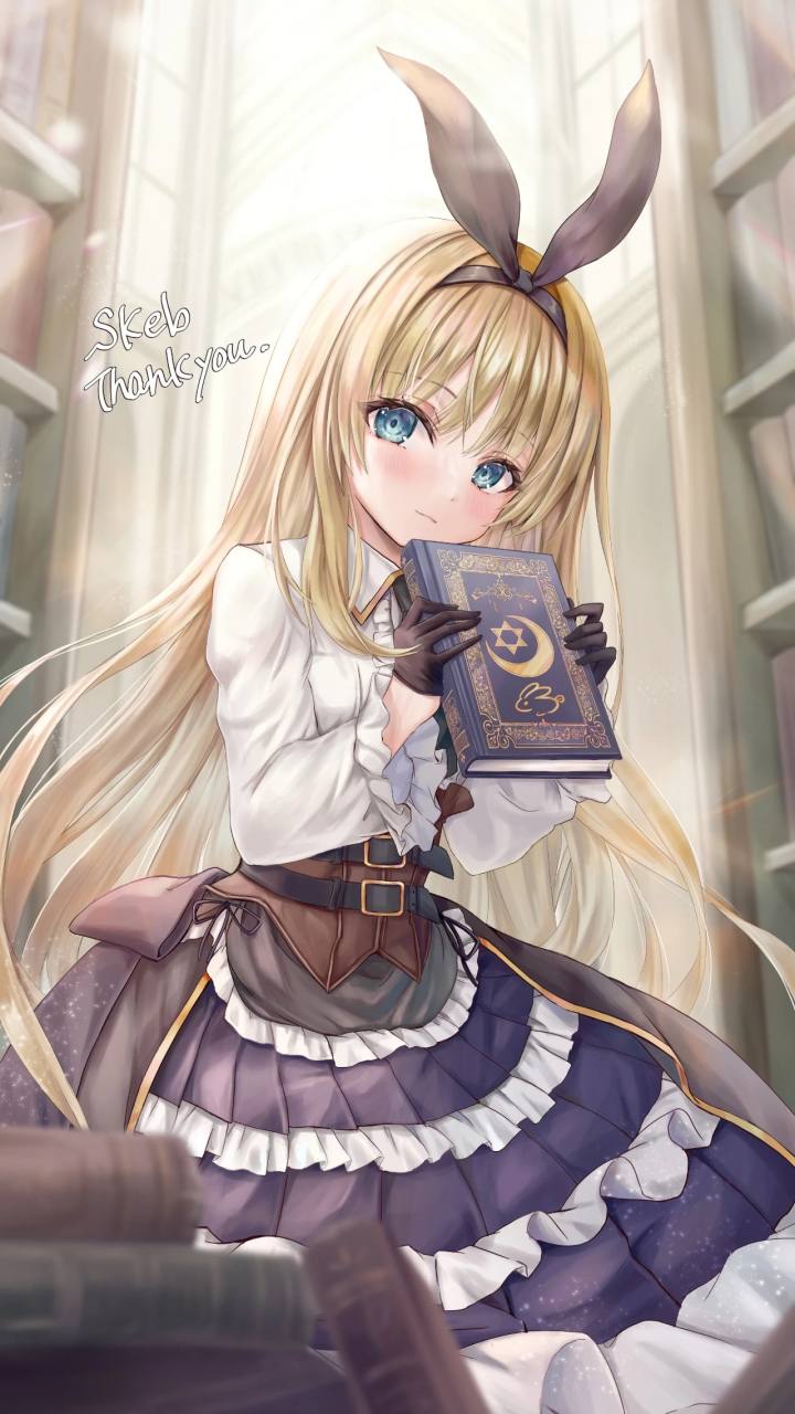 画师:kihane 魔法百宝书#动漫头像和壁纸