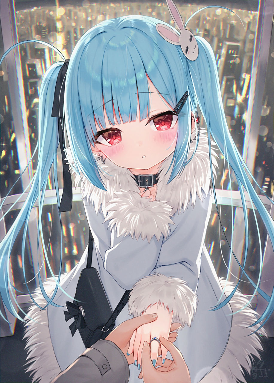 啊啊啊~~我把戒指戴上去了,祝我们幸福!