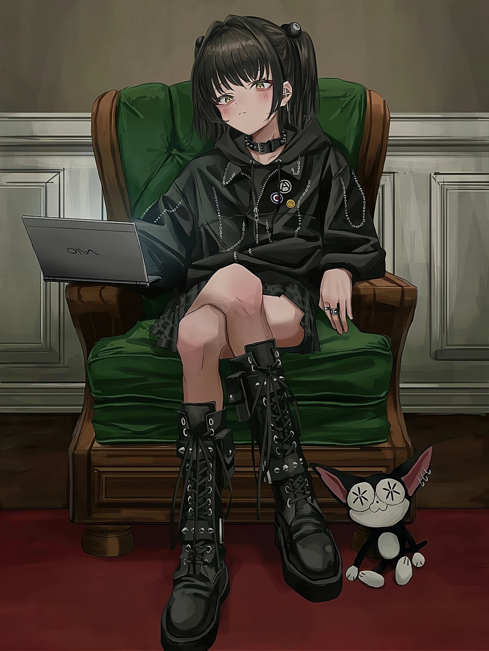 画师:儀式 酷酷的小姐姐!#动漫头像和壁纸